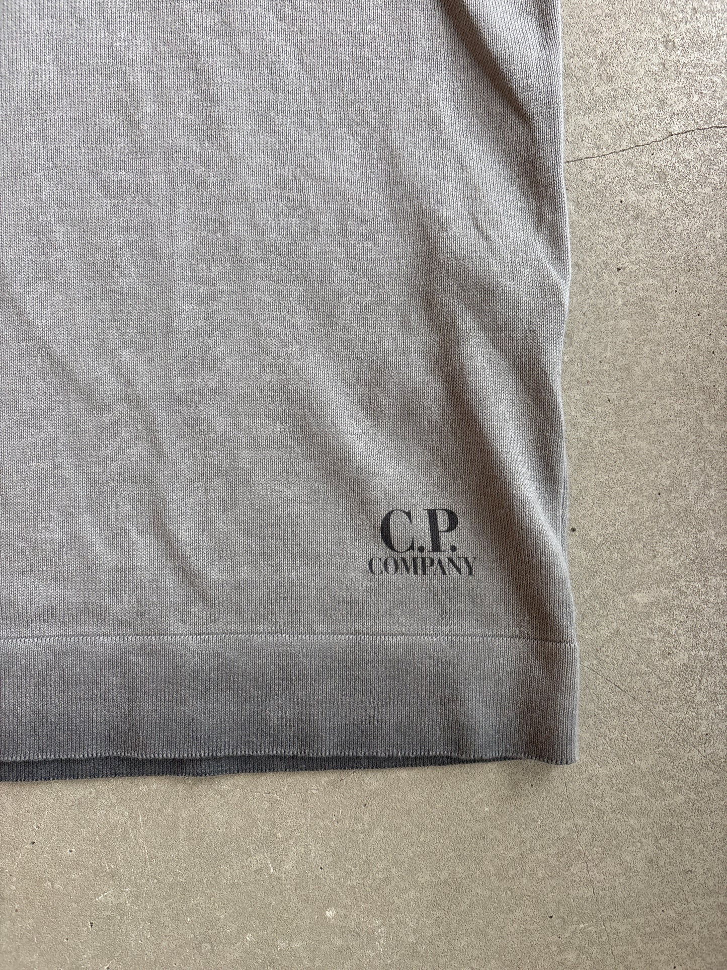 C.P. Company Short Sleeve Knit Grey