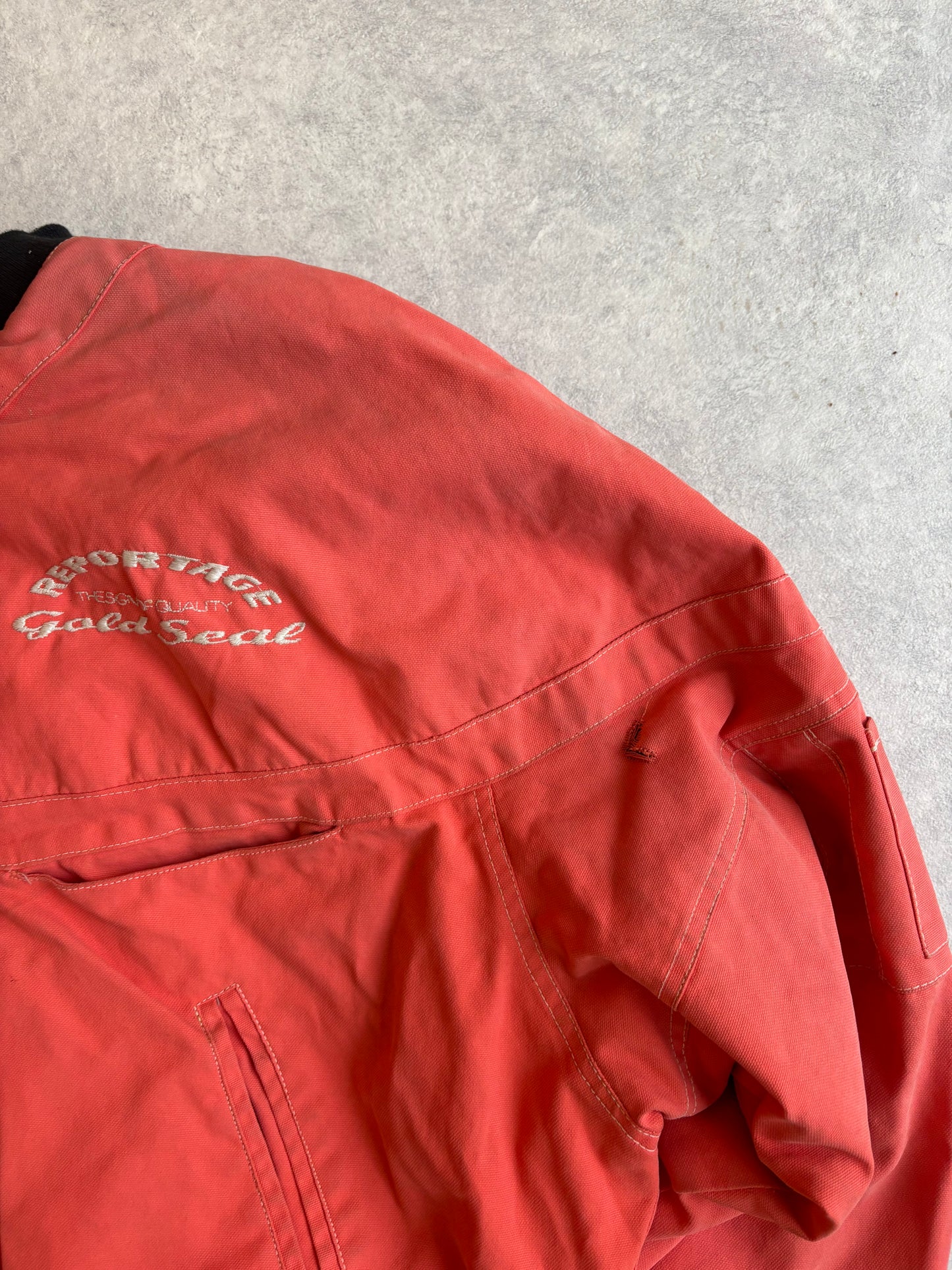 Reportage Gold Seal Bomber Jacket Pink