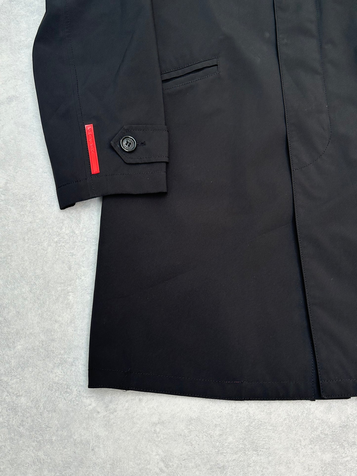 Prada Gore-Tex Trench Black Size 46 ( Small)
