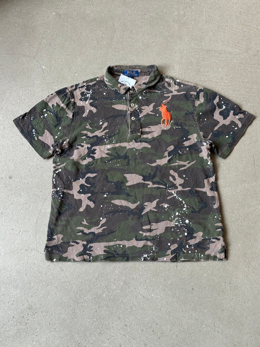 Polo Ralph Lauren Big Pony Paint Splatter Polo XL