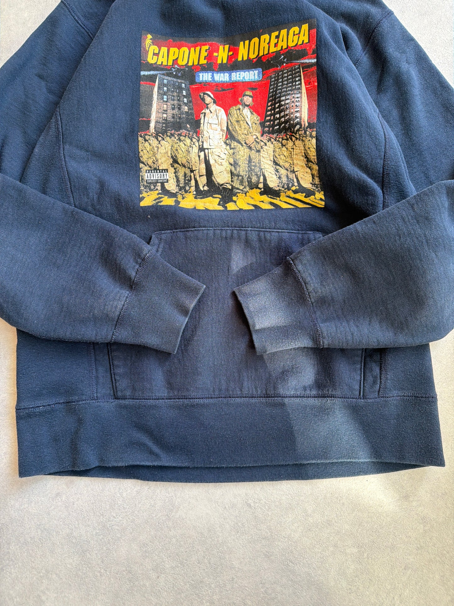 Supreme X The War Report Hoodie 'Capone -N- Noreaga Collection 2016 Size L