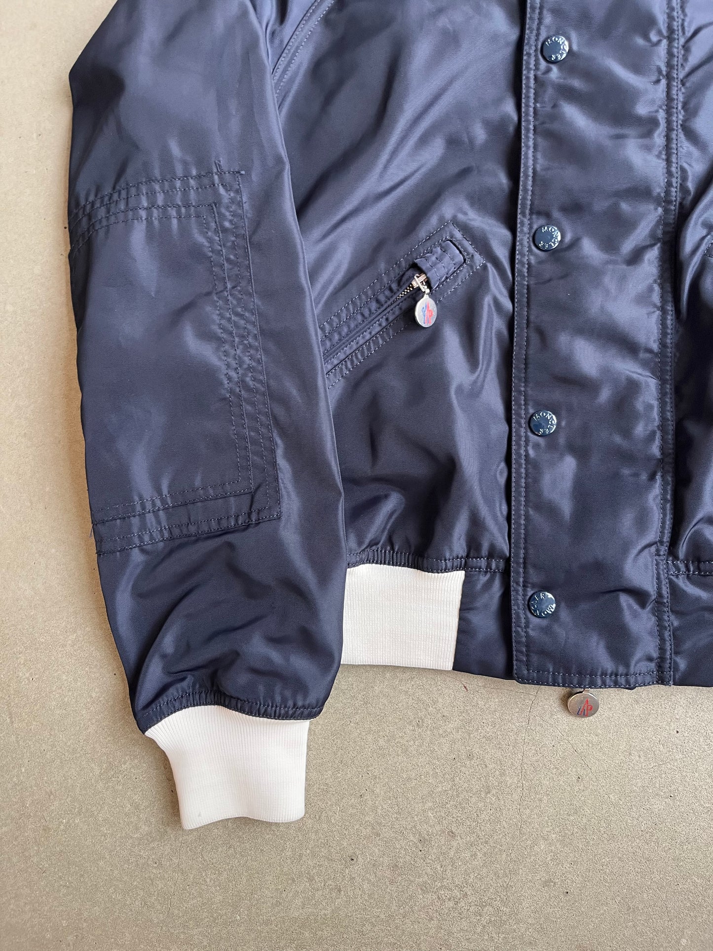 Moncler Hooded Bomber Navy 2