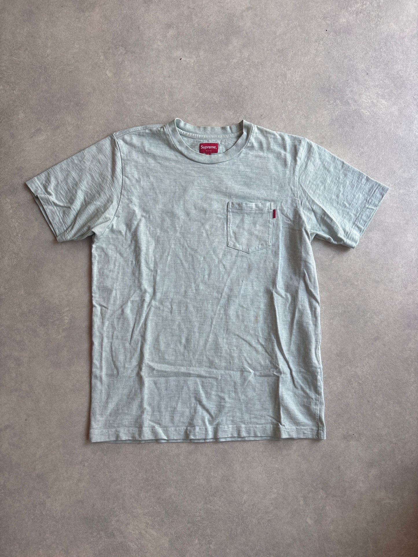 Supreme Pocket Heavy Tee Size L Light Blue