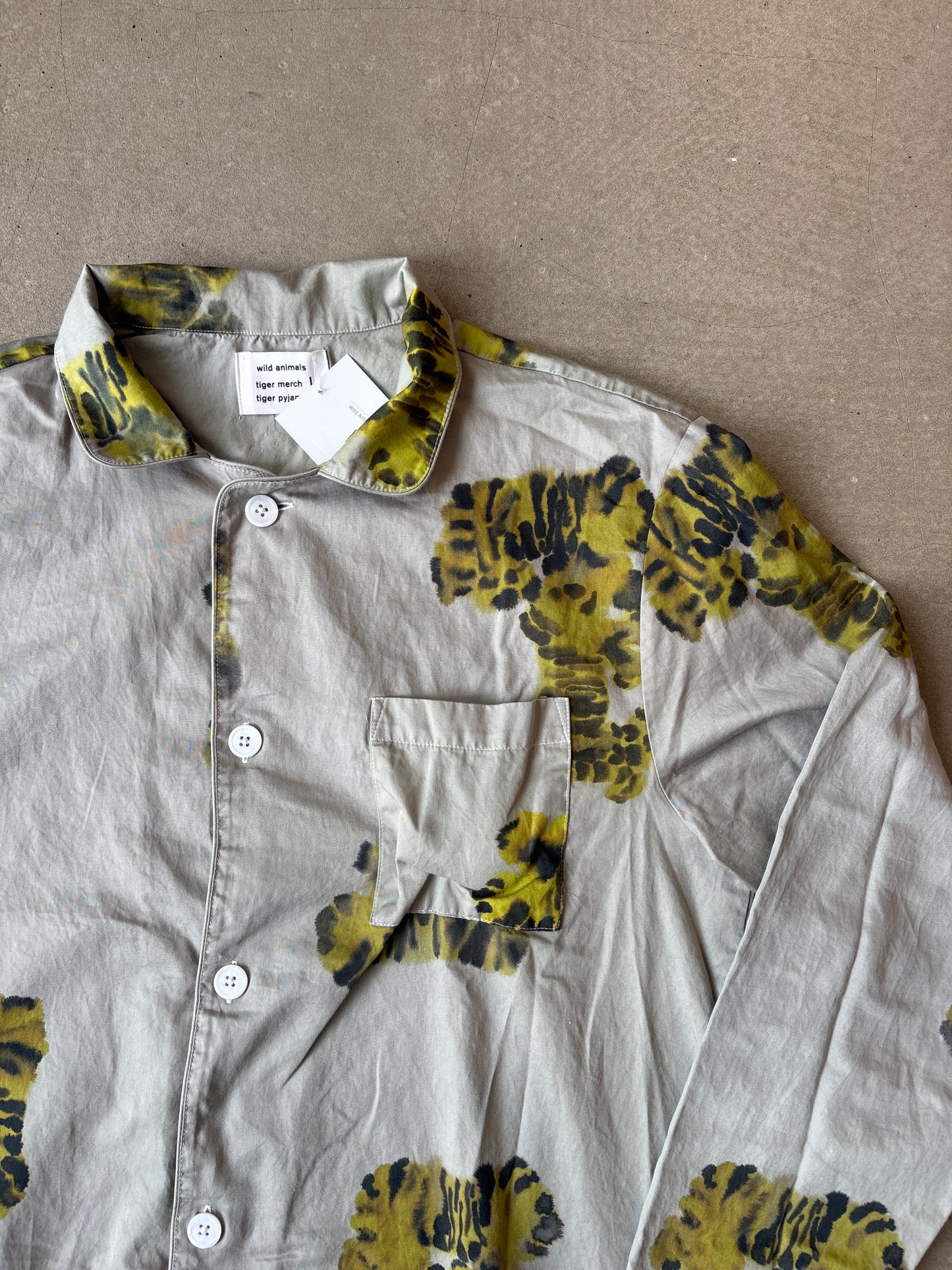 Wild Animals Wild Tiger Pyjama Shirt