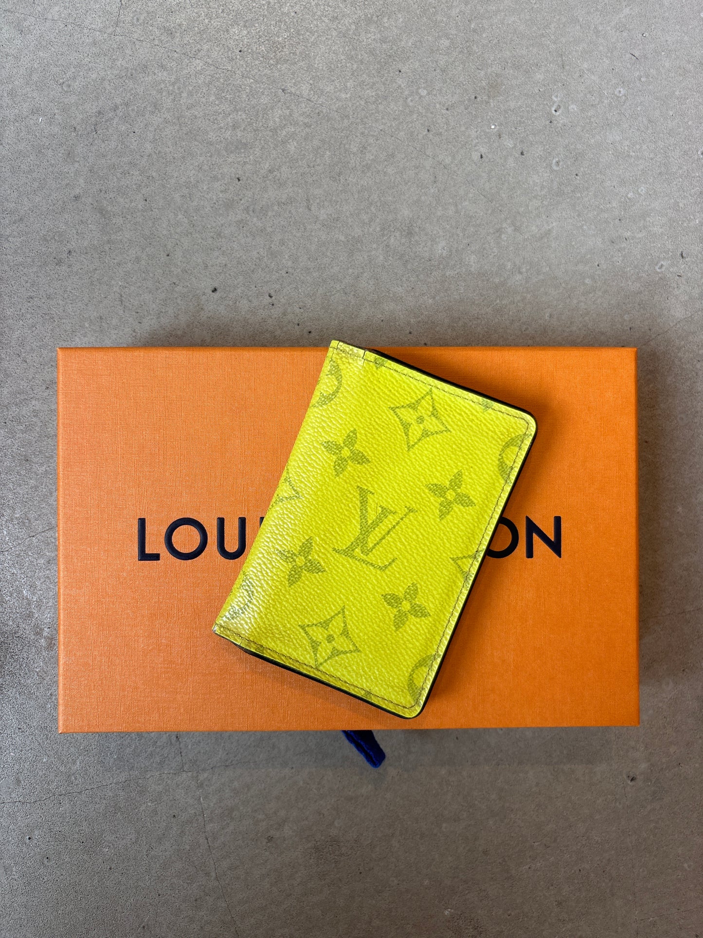 Louis Vuitton Taigarama Wallet Yellow