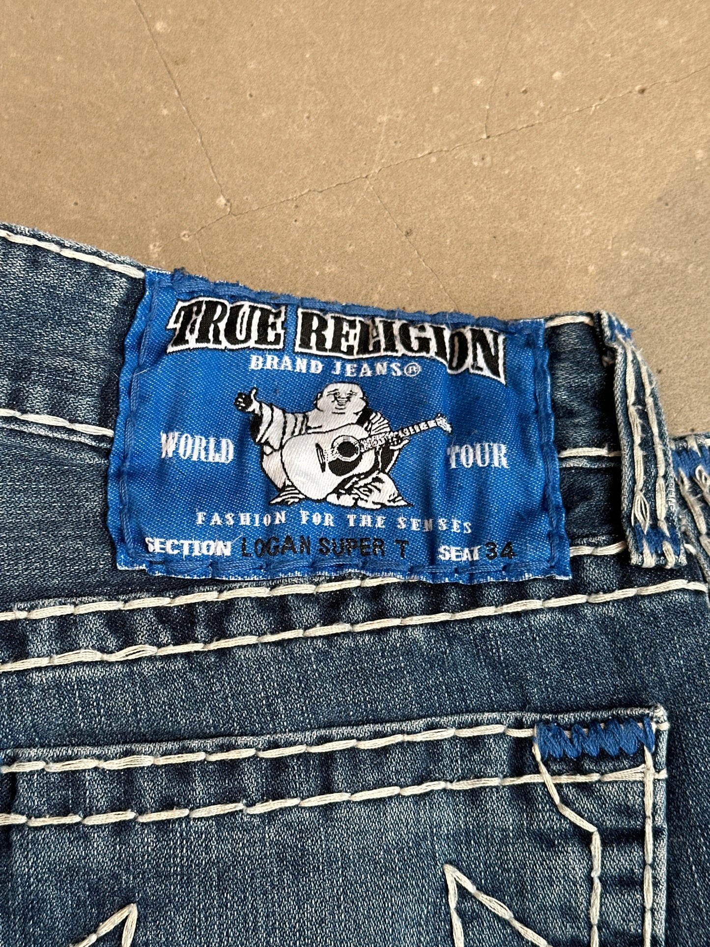 True Religion Logan Super T Jeans W36 L32