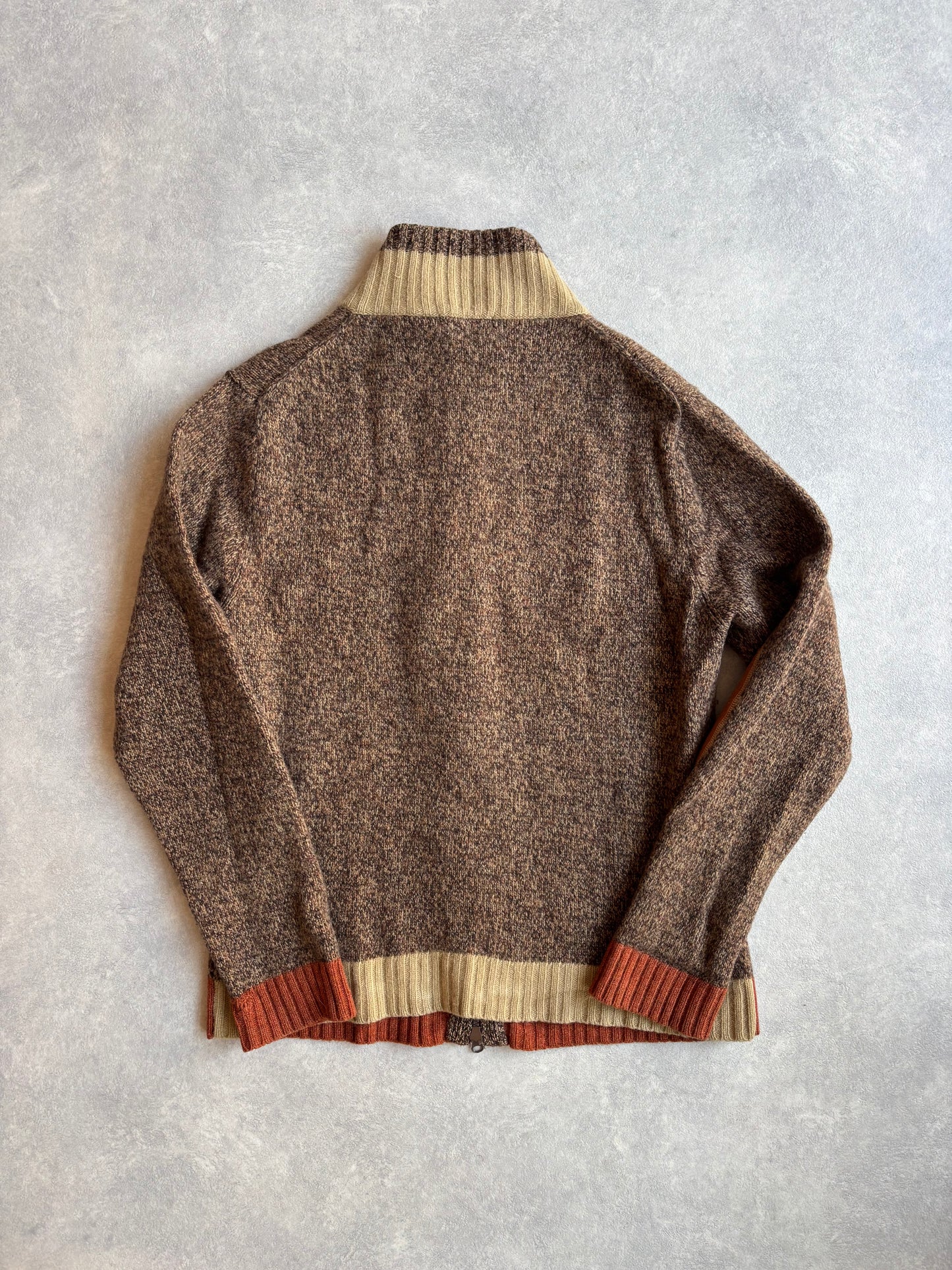 Review Brown Wool Vest XL
