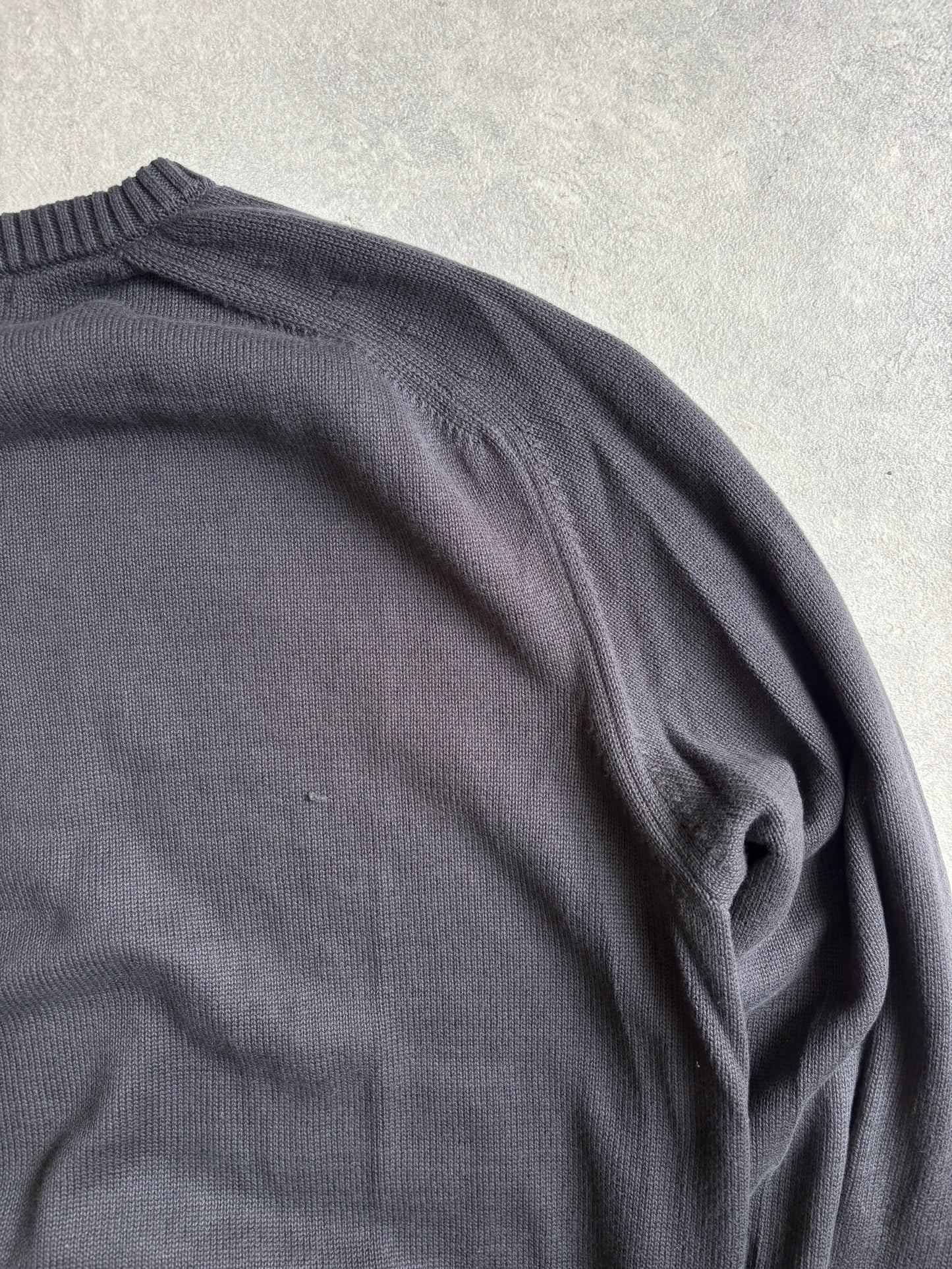 Pop Trading Company Knit Jumper Box Logo Black  XL