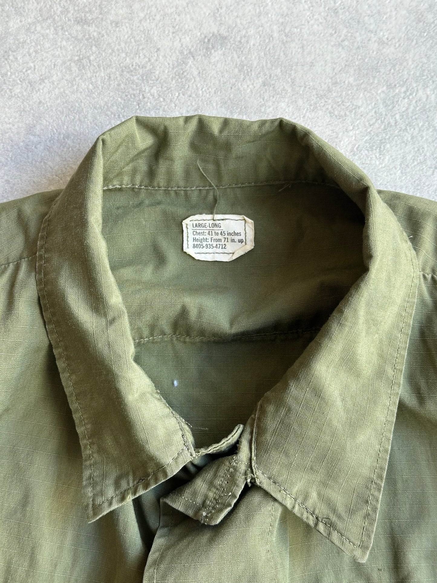 Amerikaanse militaire schuine zak ripstop jas groen large