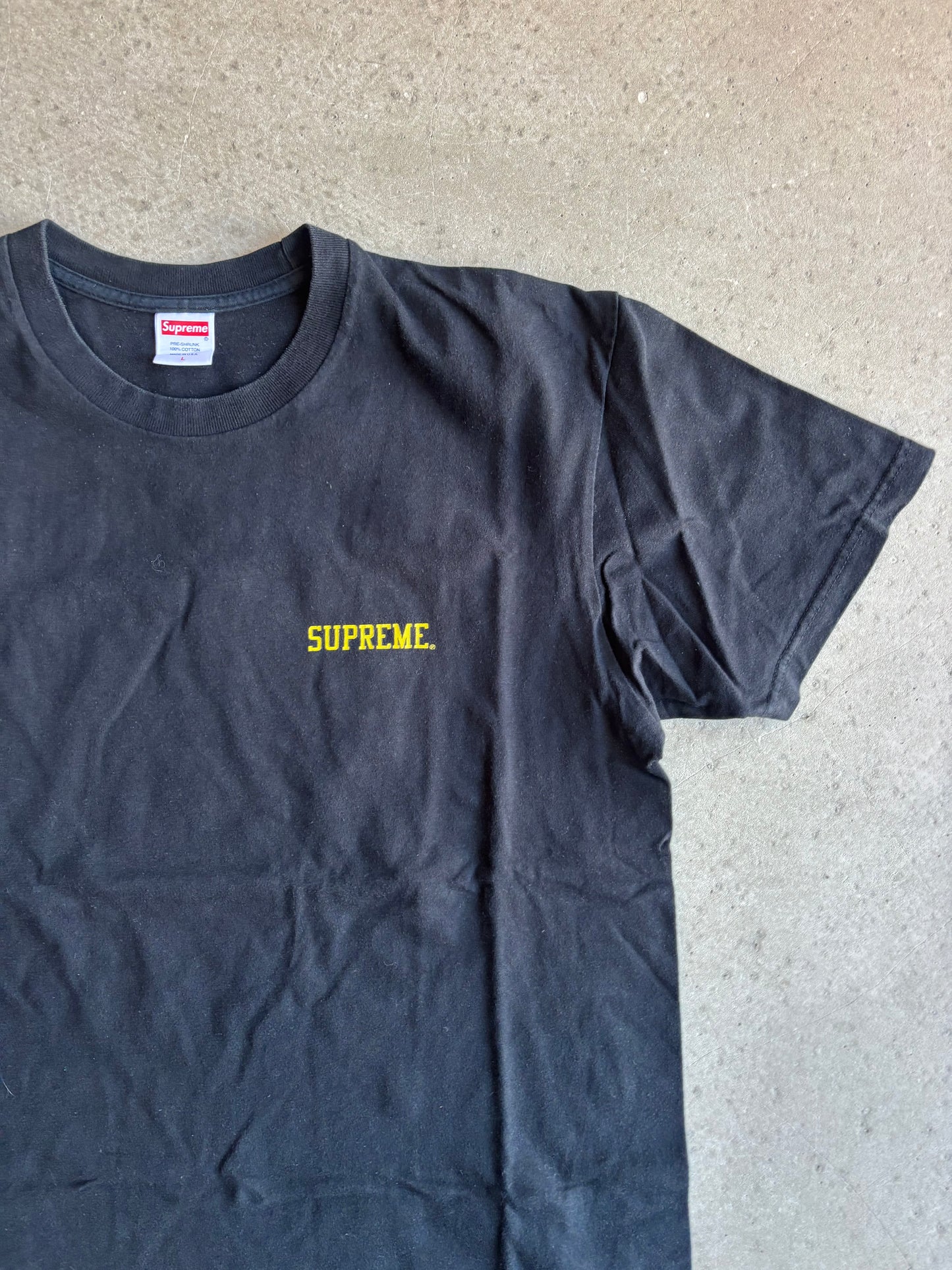 Supreme Automobili Lamborghini Tee Black Large