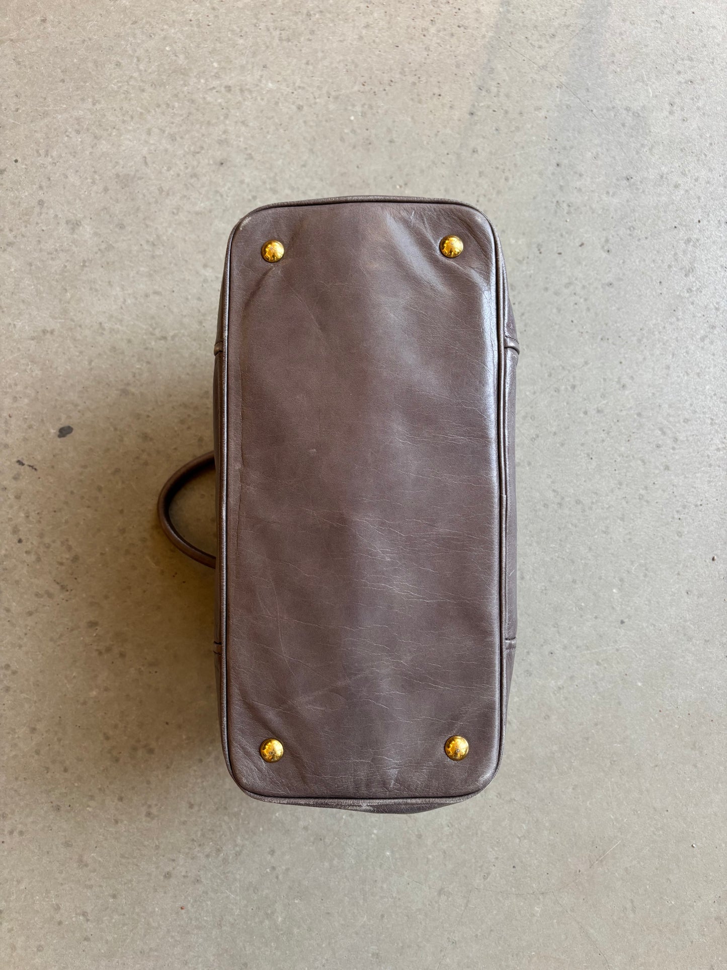 Miu Miu Vitello Leather Shiny Handbag