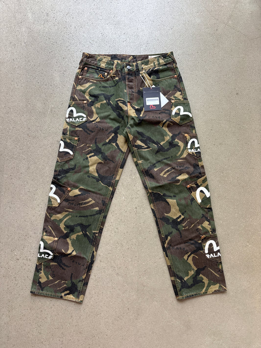 Palace x Evisu Denim Jean Camo