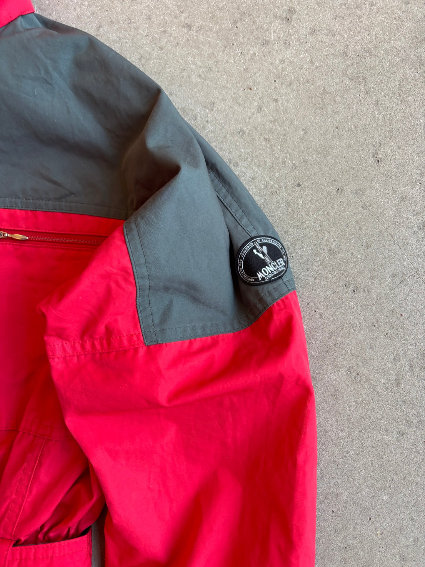 Vintage Moncler Ski Suit Red Size 50
