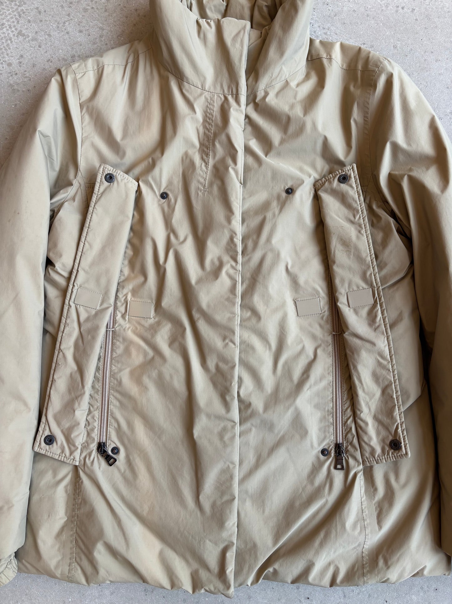 Prada Vintage Beige Down Coat