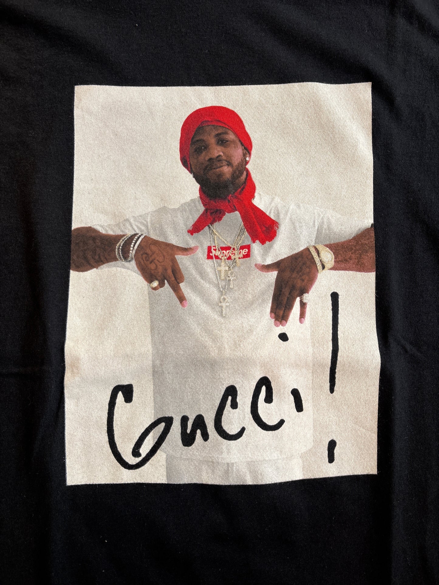 Supreme Gucci Mane Tee Black L