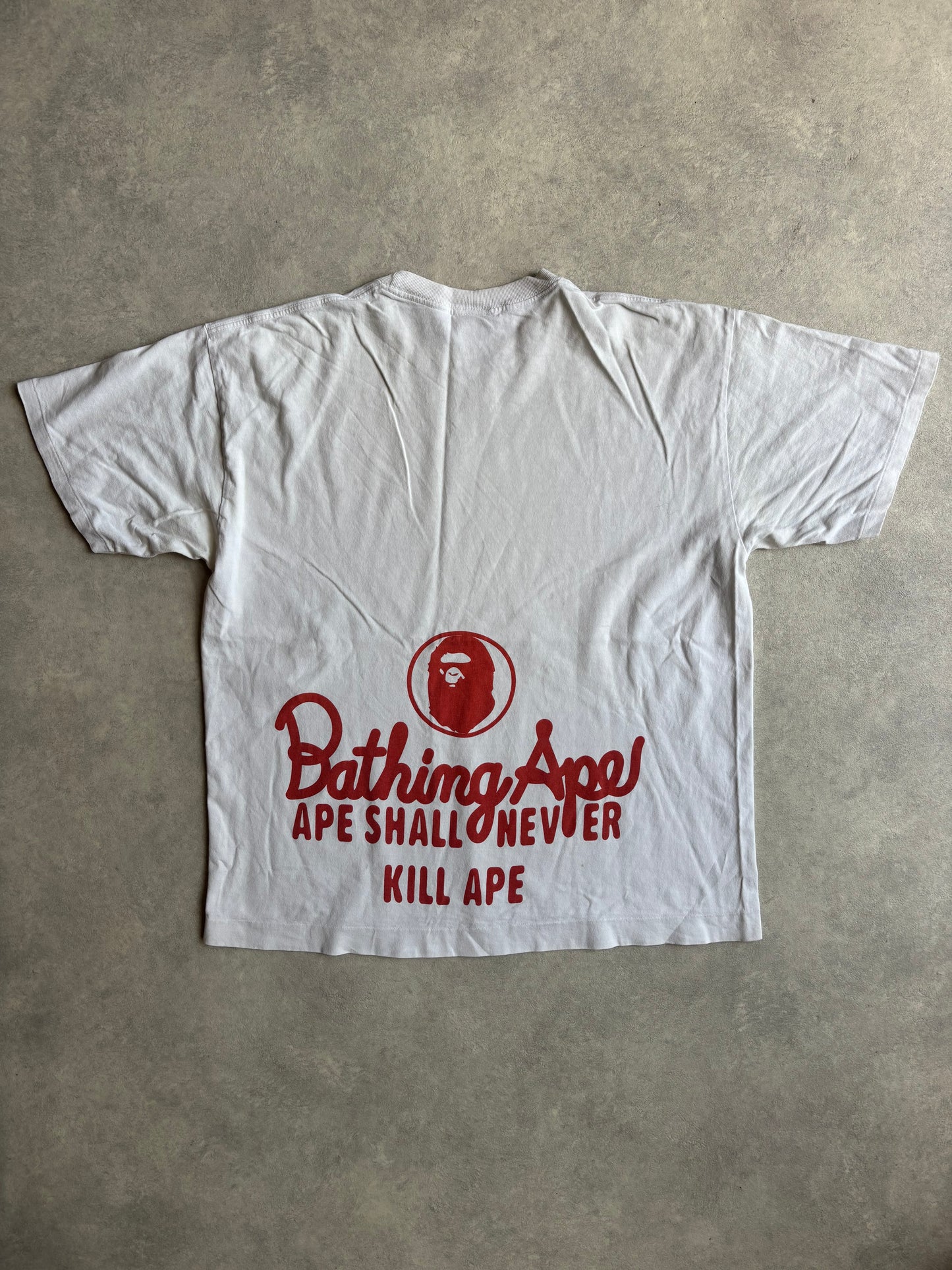 Bape "ASNKA" Tee White XL