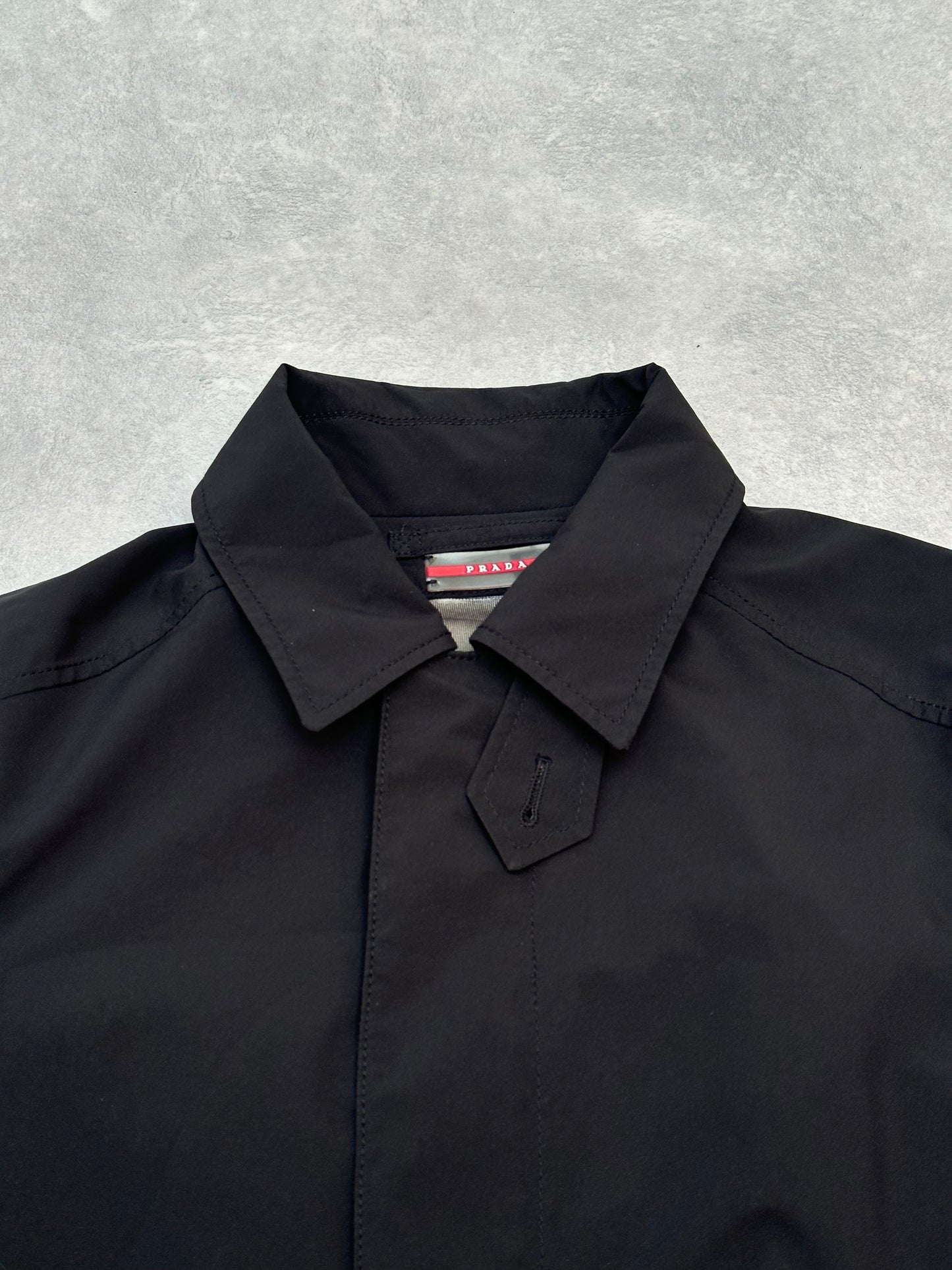 Prada Gore-Tex Trench Black Size 46 ( Small)
