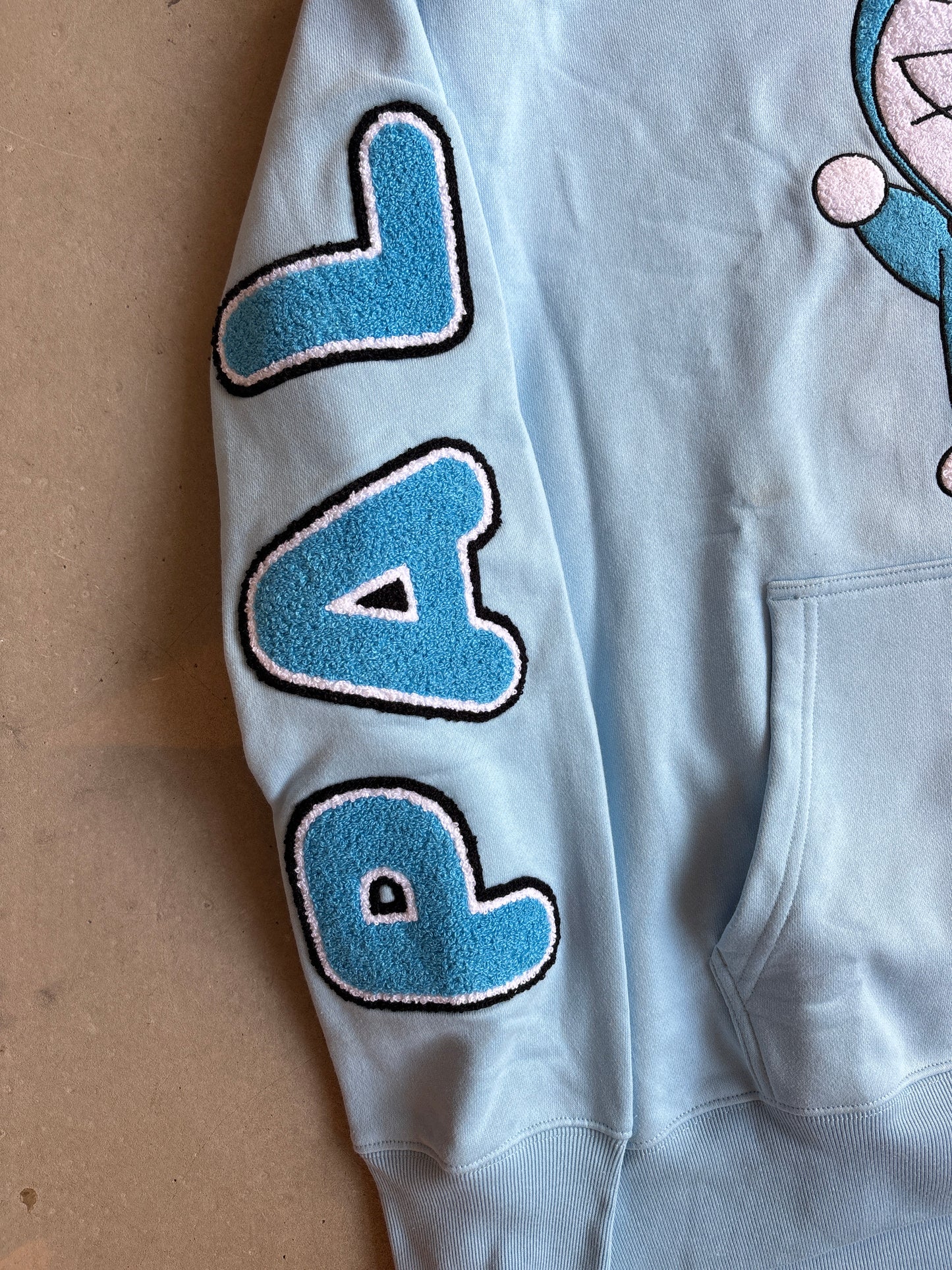 Palace x Doraemon Hood Blue
