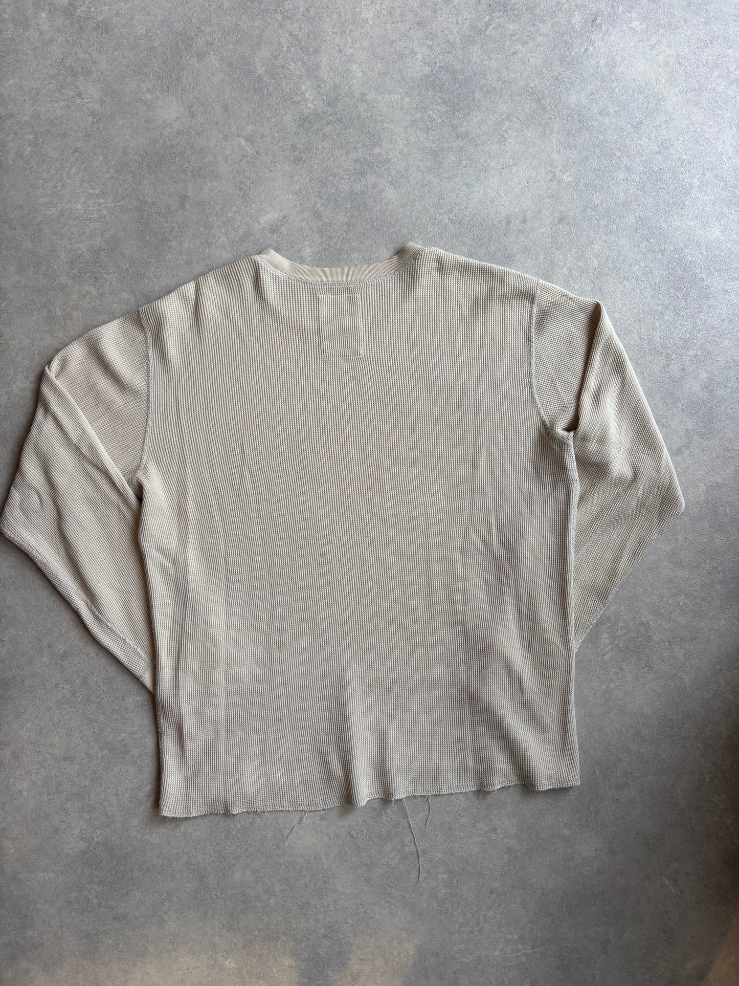 Stüssy Waffle Long Sleeve Creme