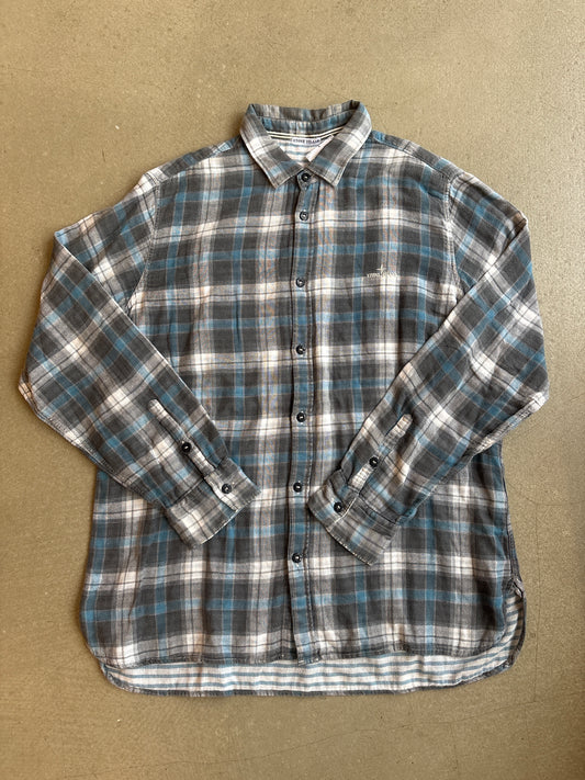 Stone Island Button Up Stripe Shirt XXL