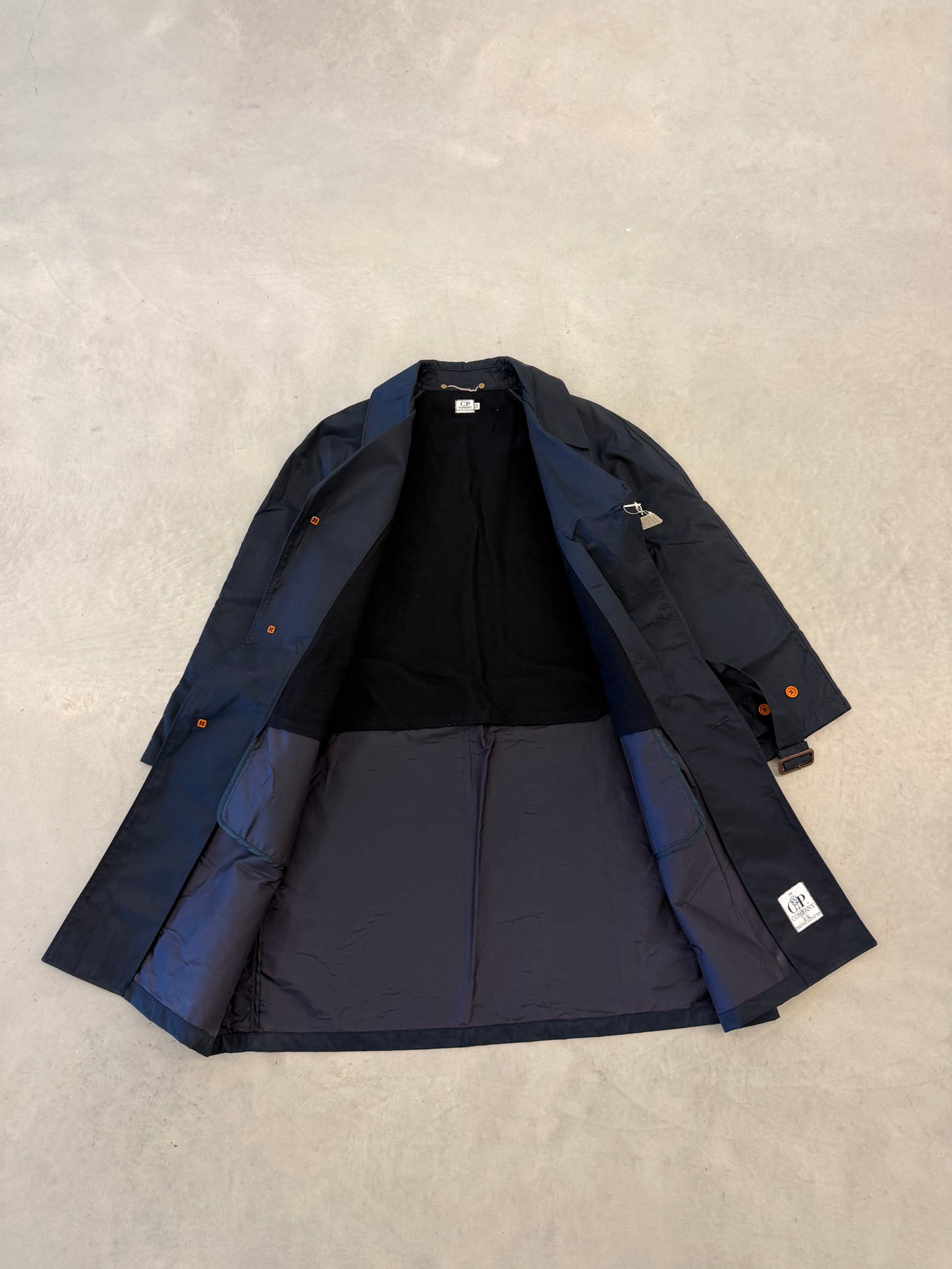 C.P. Company '90s Marineblauwe Trenchcoat 50