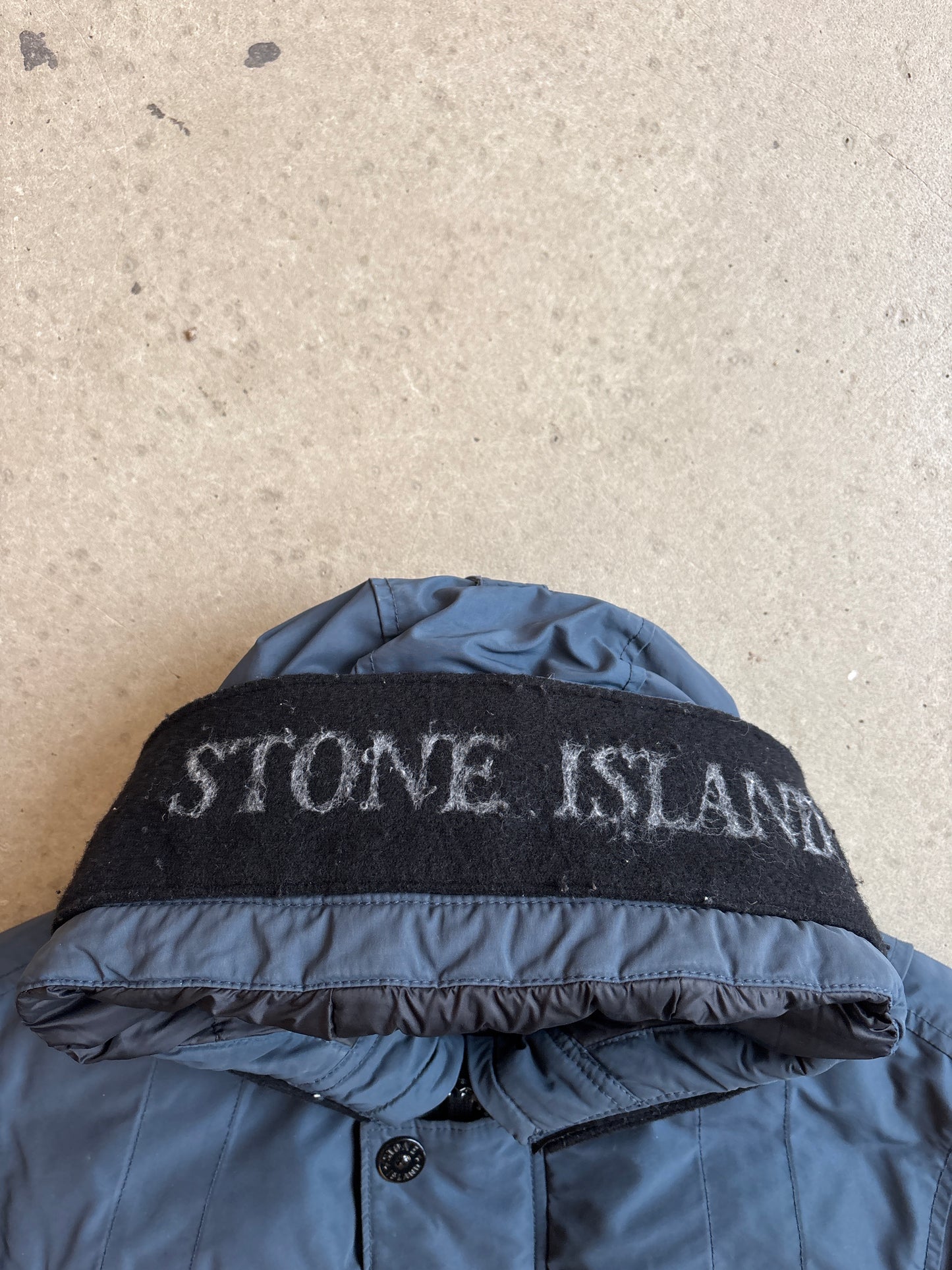 Stone Island Junior Down Jacket Navy 14Y