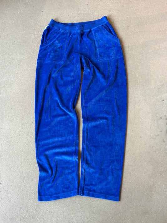 Just Cavalli Velour Track Pants Blue S