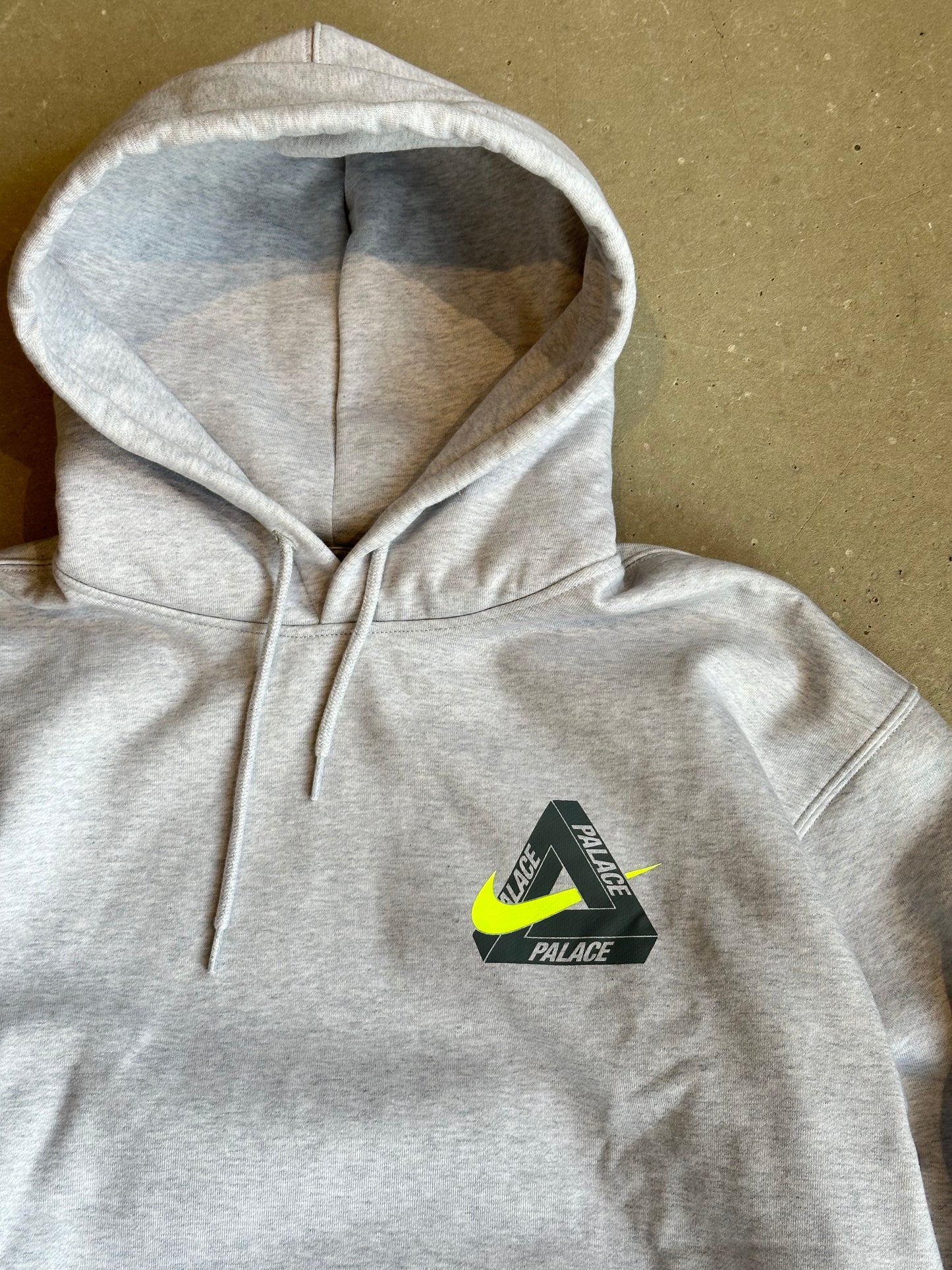 Palace Nike Tri Swoosh Hood Grey Marl Small & Medium