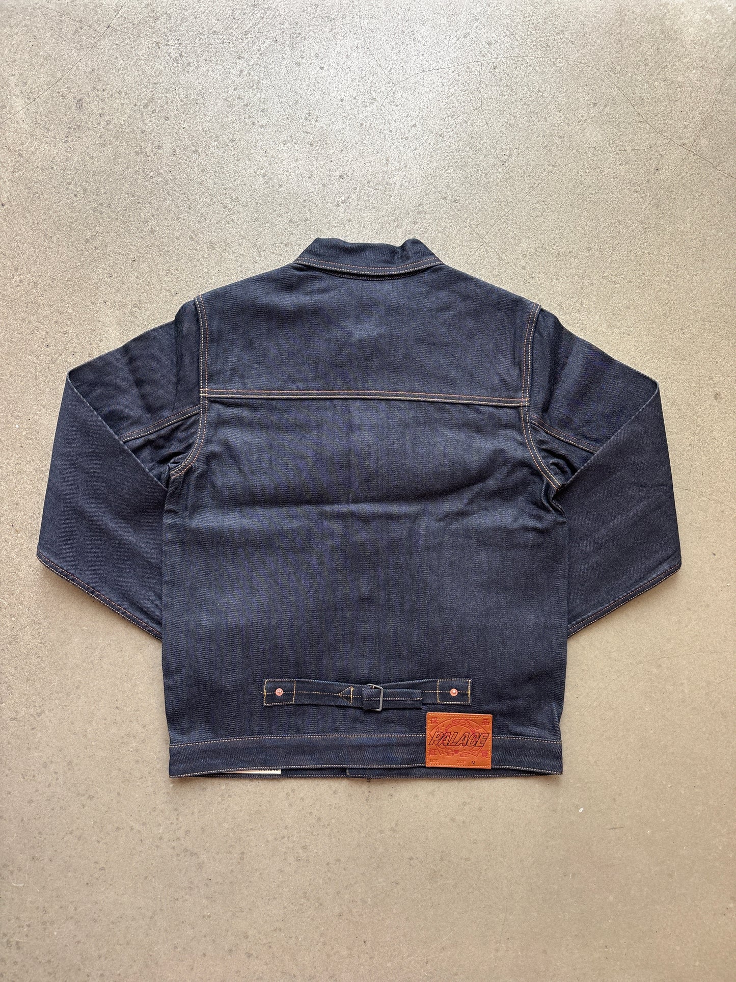 Palace x Evisu Classic Seagull Denim Jacket Indigo Raw