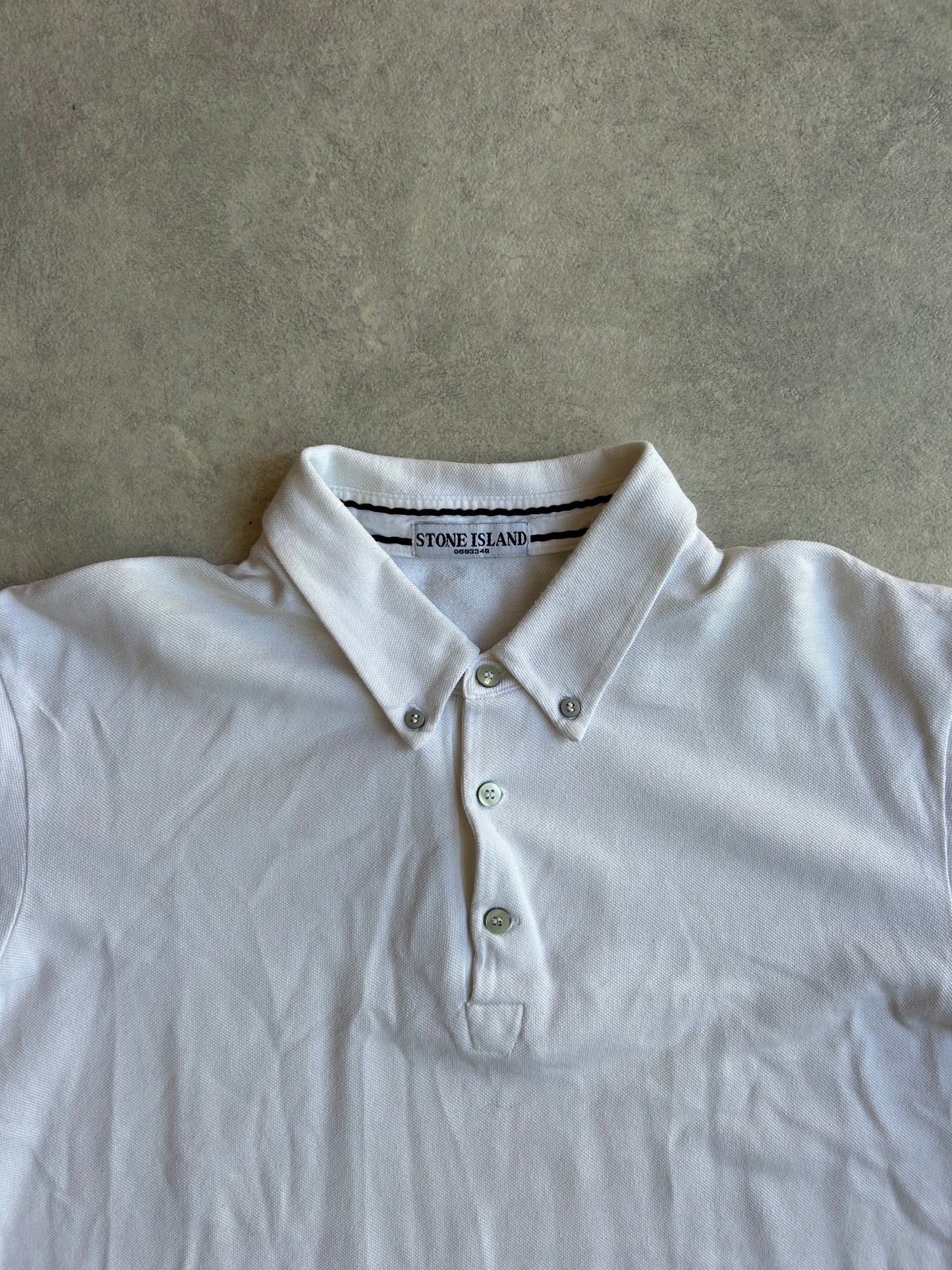Stone Island White Polo XXL