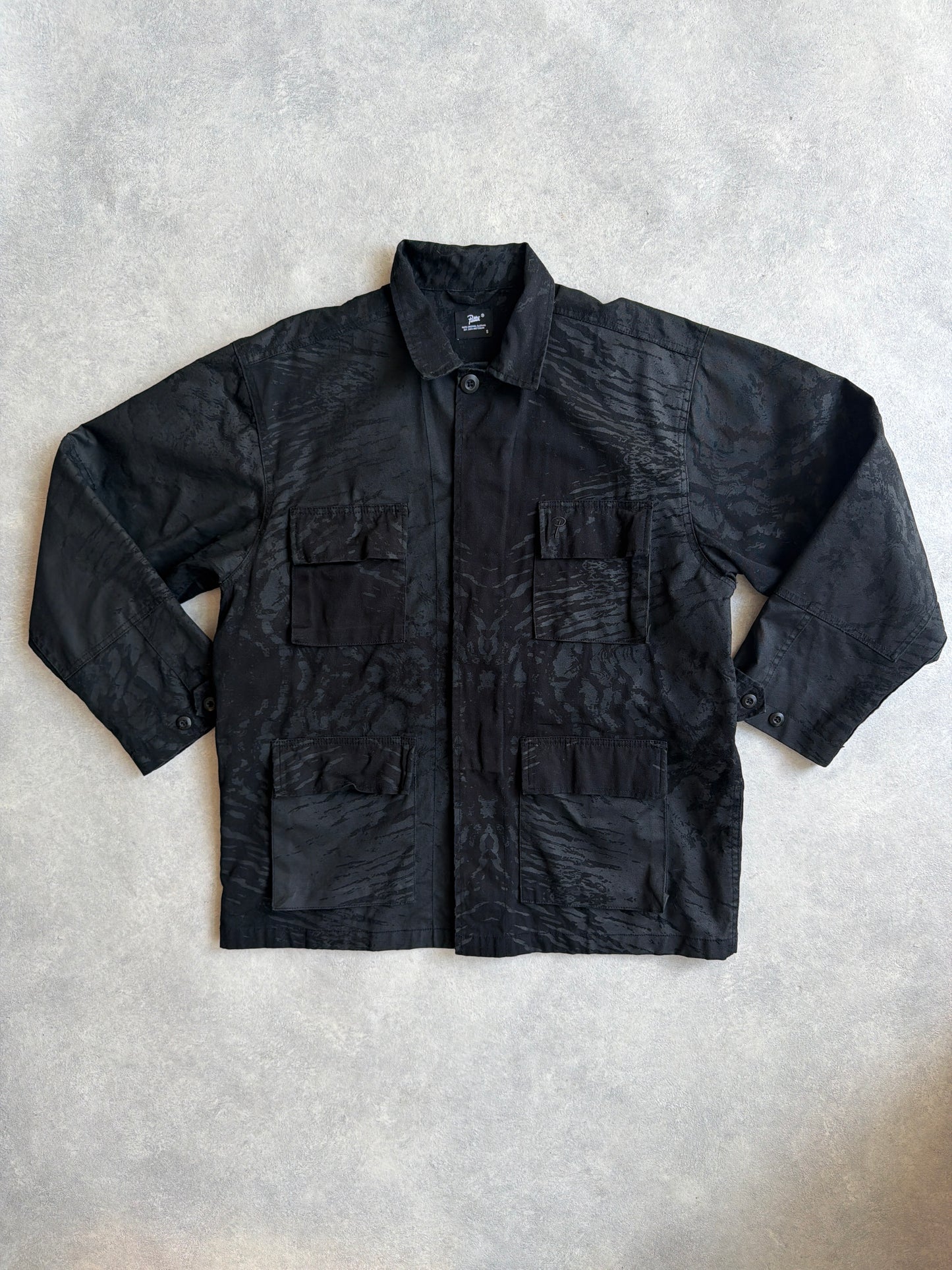 Patta Water BDU Jacket Black/Grey S