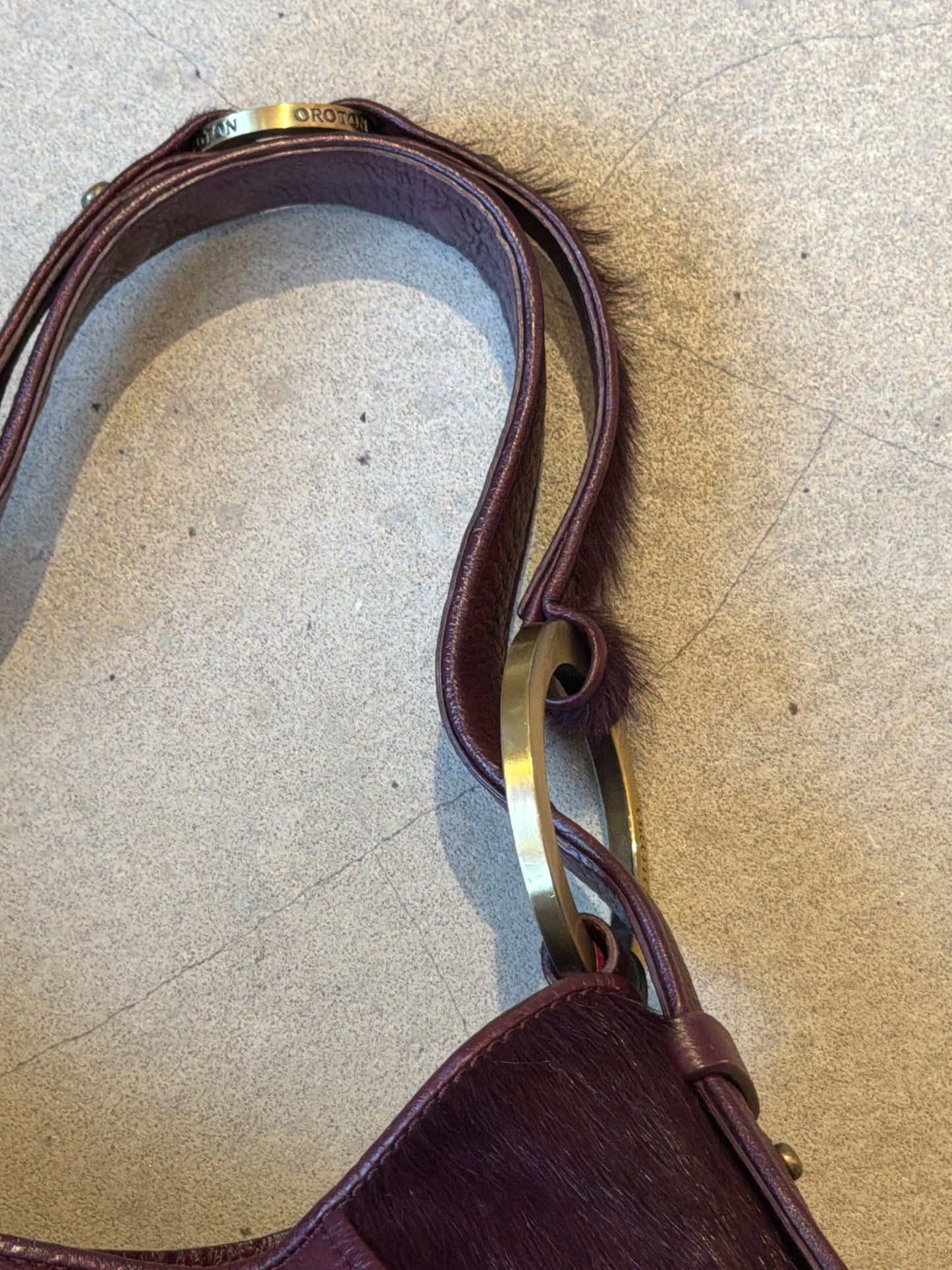 Oroton Bag Wine Red