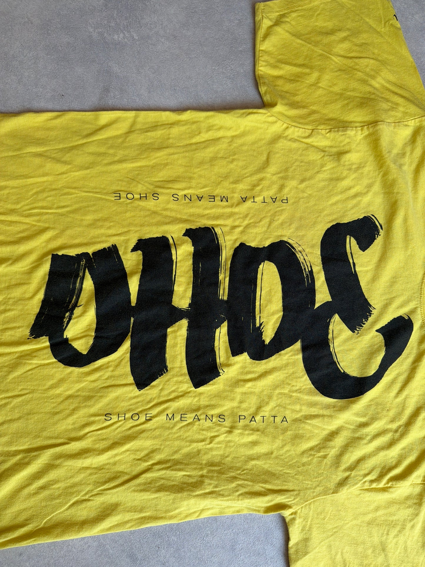 Patta x Shoe Haze Yellow T-Shirt  XL