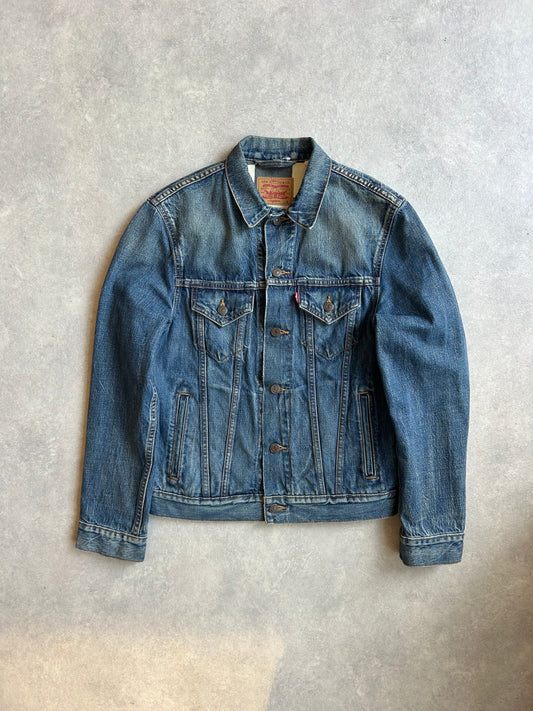 Supreme X Levi's Checkerboard Trucker Denim Jacket S