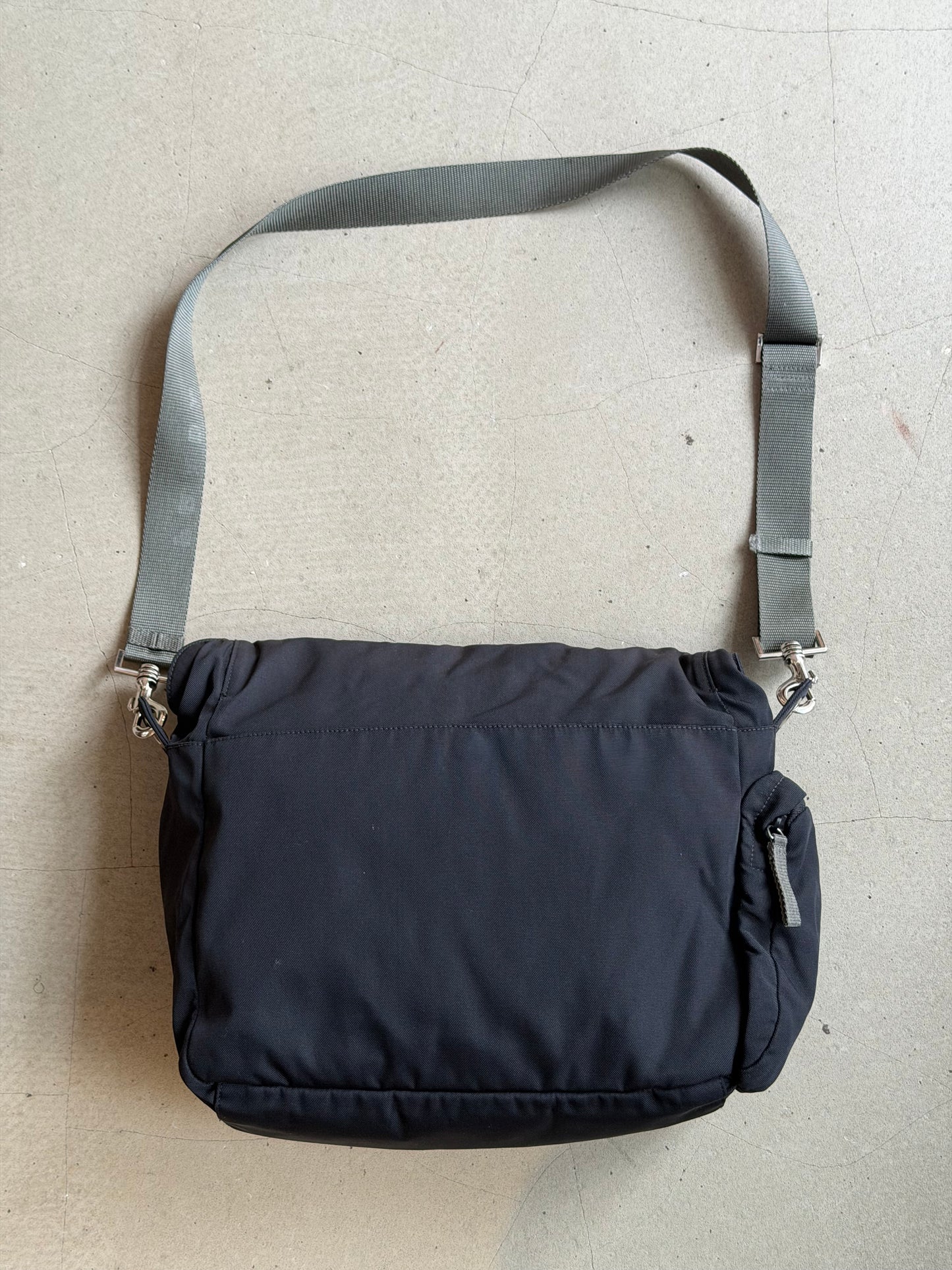 Prada Sport Nylon Black Messenger Bag
