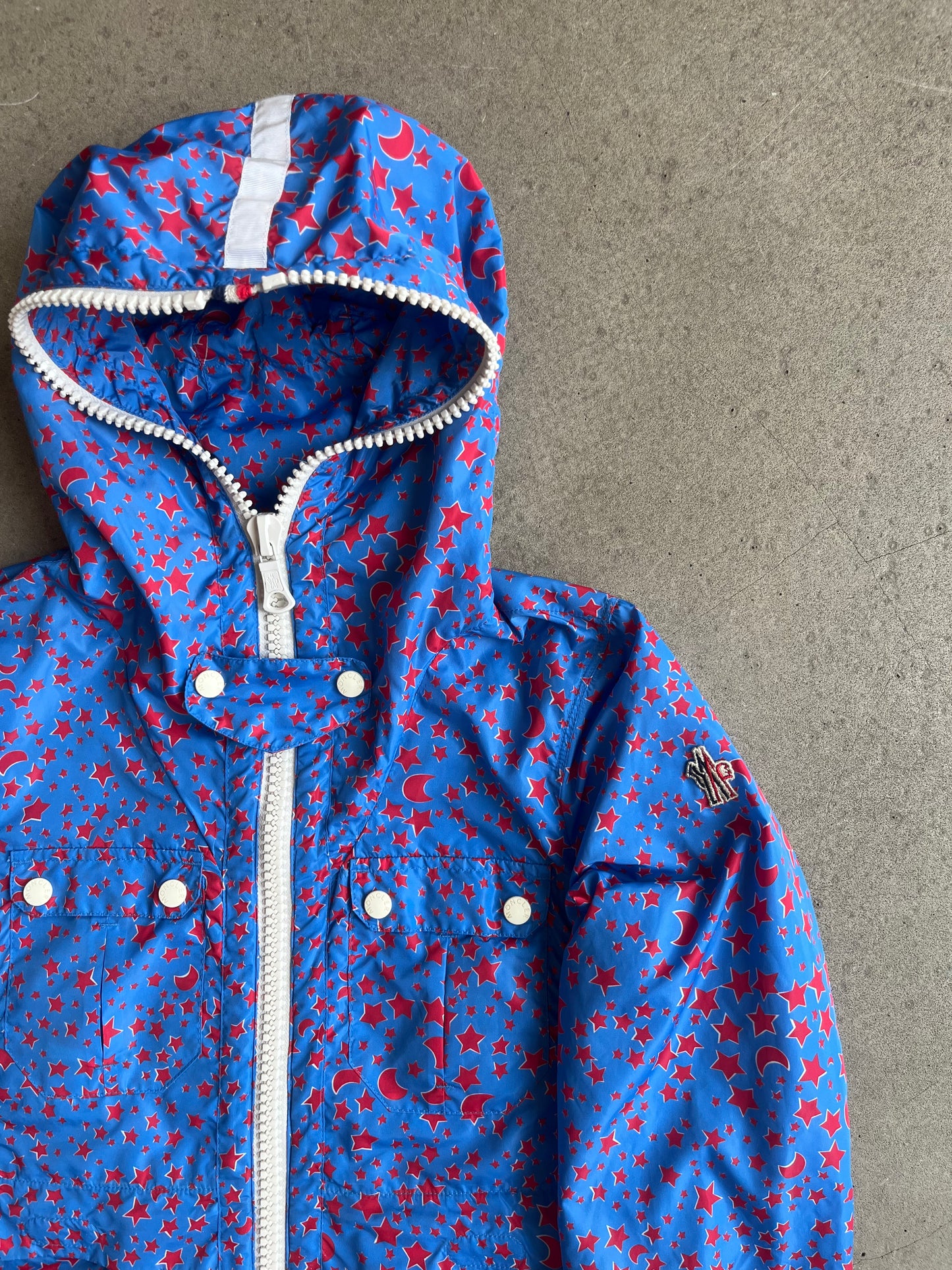 Moncler Stars and Moons Kids Windbreaker Blue 1