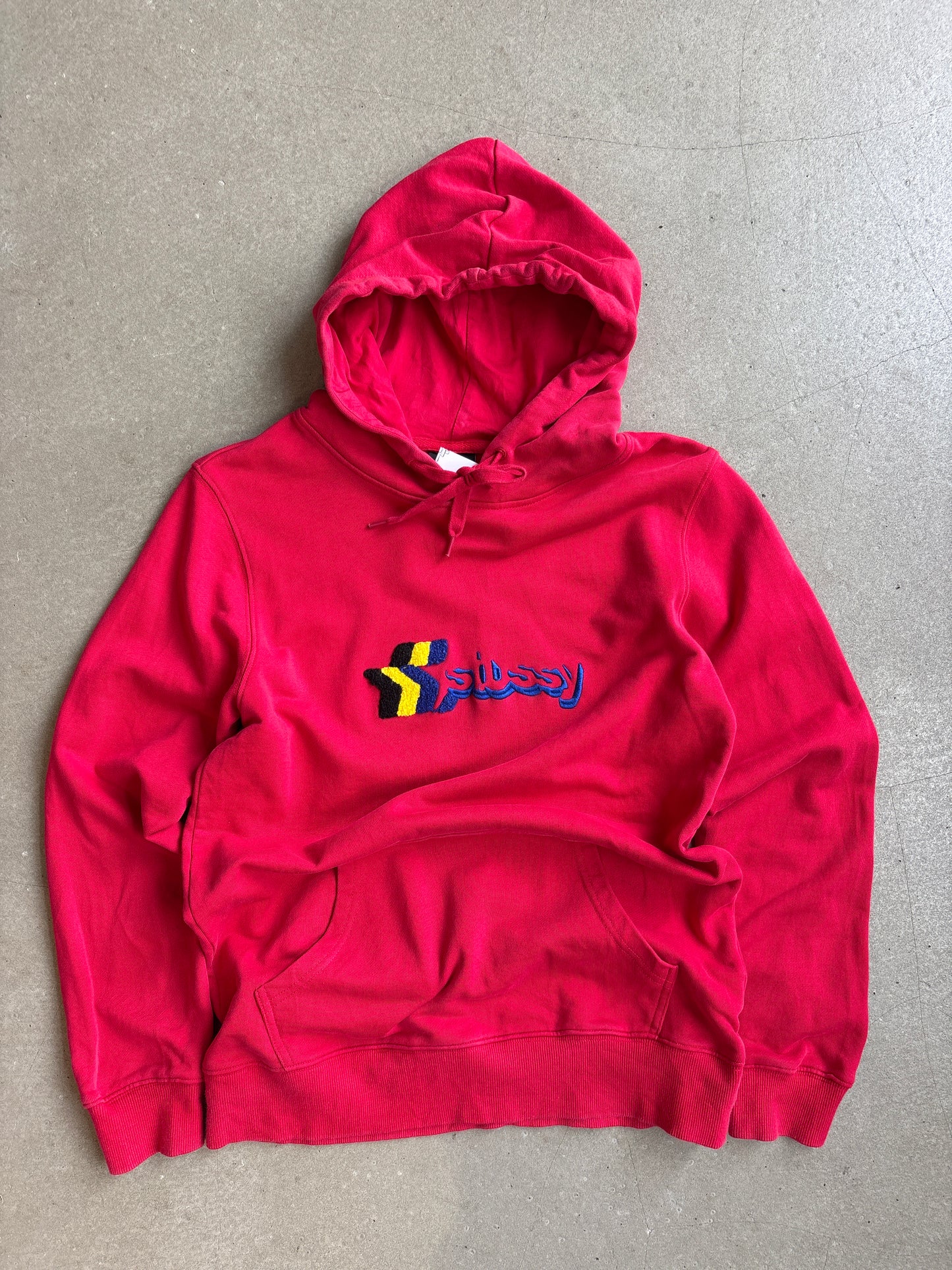 Stussy 3 Stars Hoodie Red S