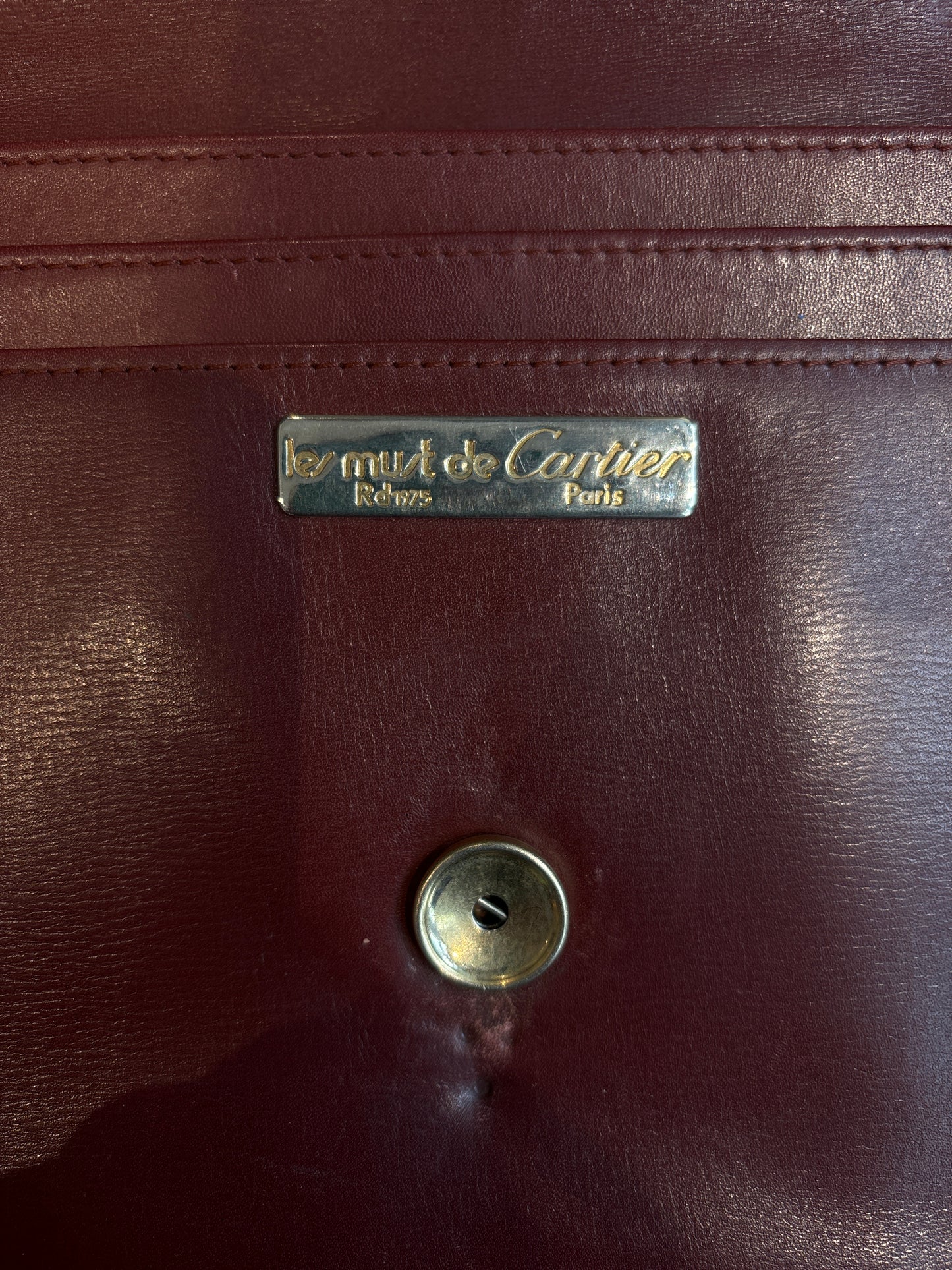 Vintage Cartier Leather Document Folder