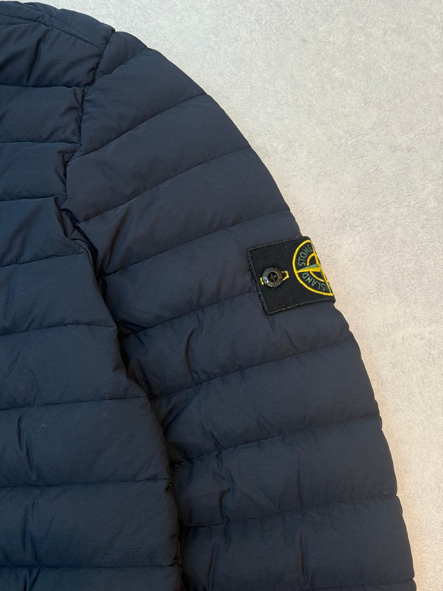 Stone Island Loom Woven Down Nylon-TC Jacket Navy L