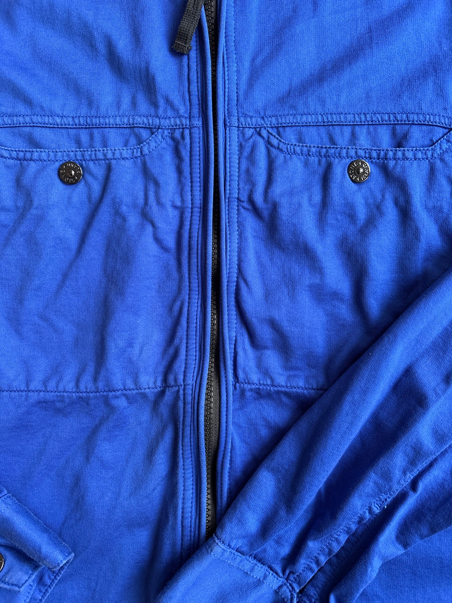 Stone Island Garment Dyed Overshirt Blue XL