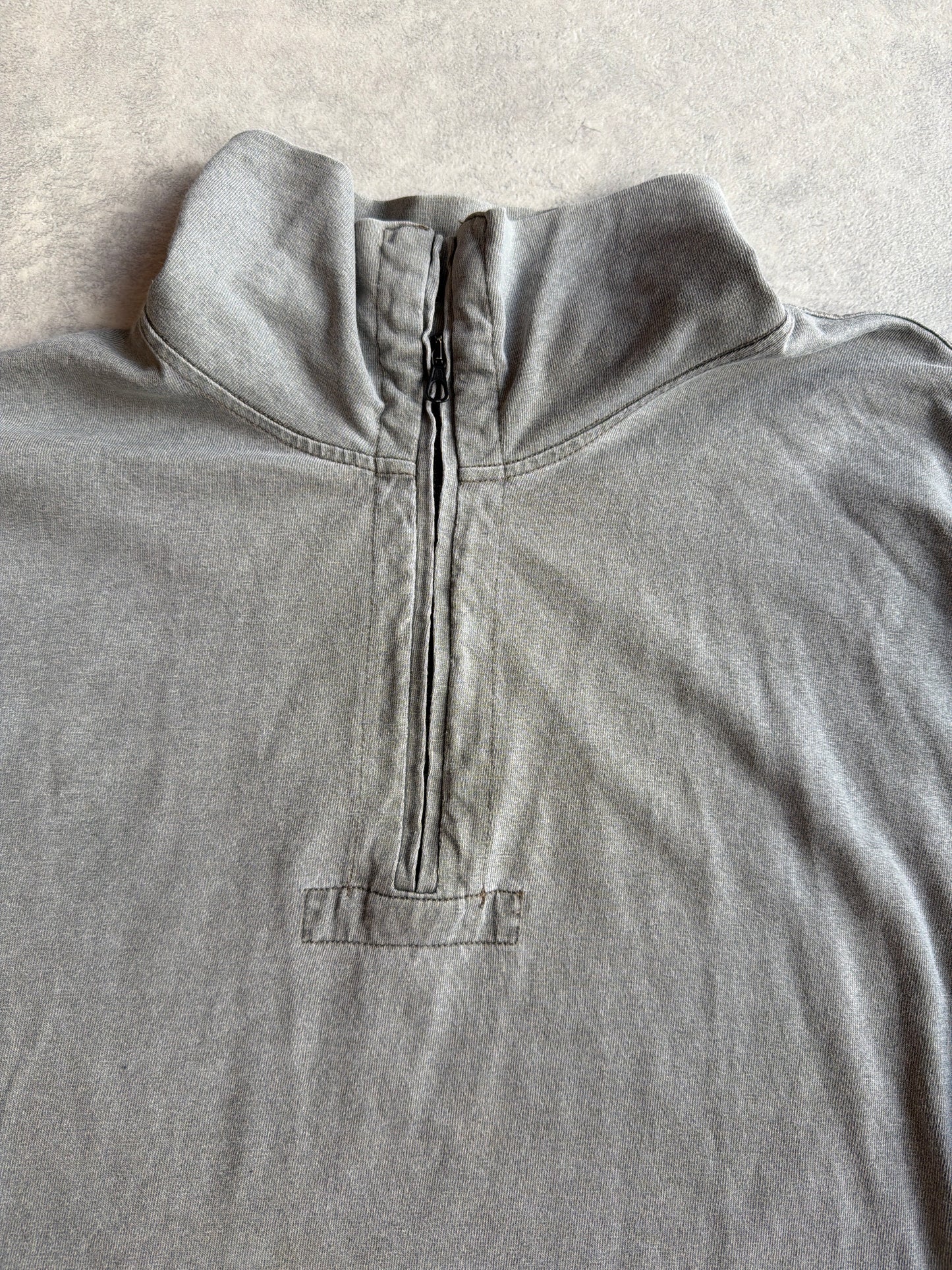 Stone Island Compass Quarter Zip Longlseeve XL