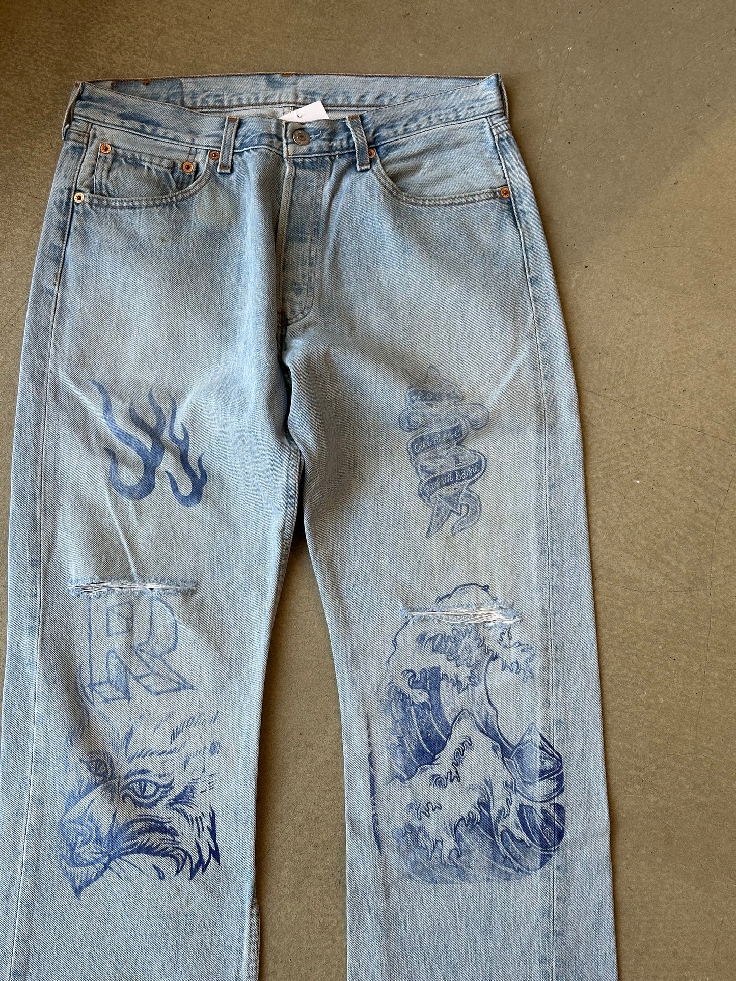 Atelier Reservé Reworked Light Denim Jeans W33