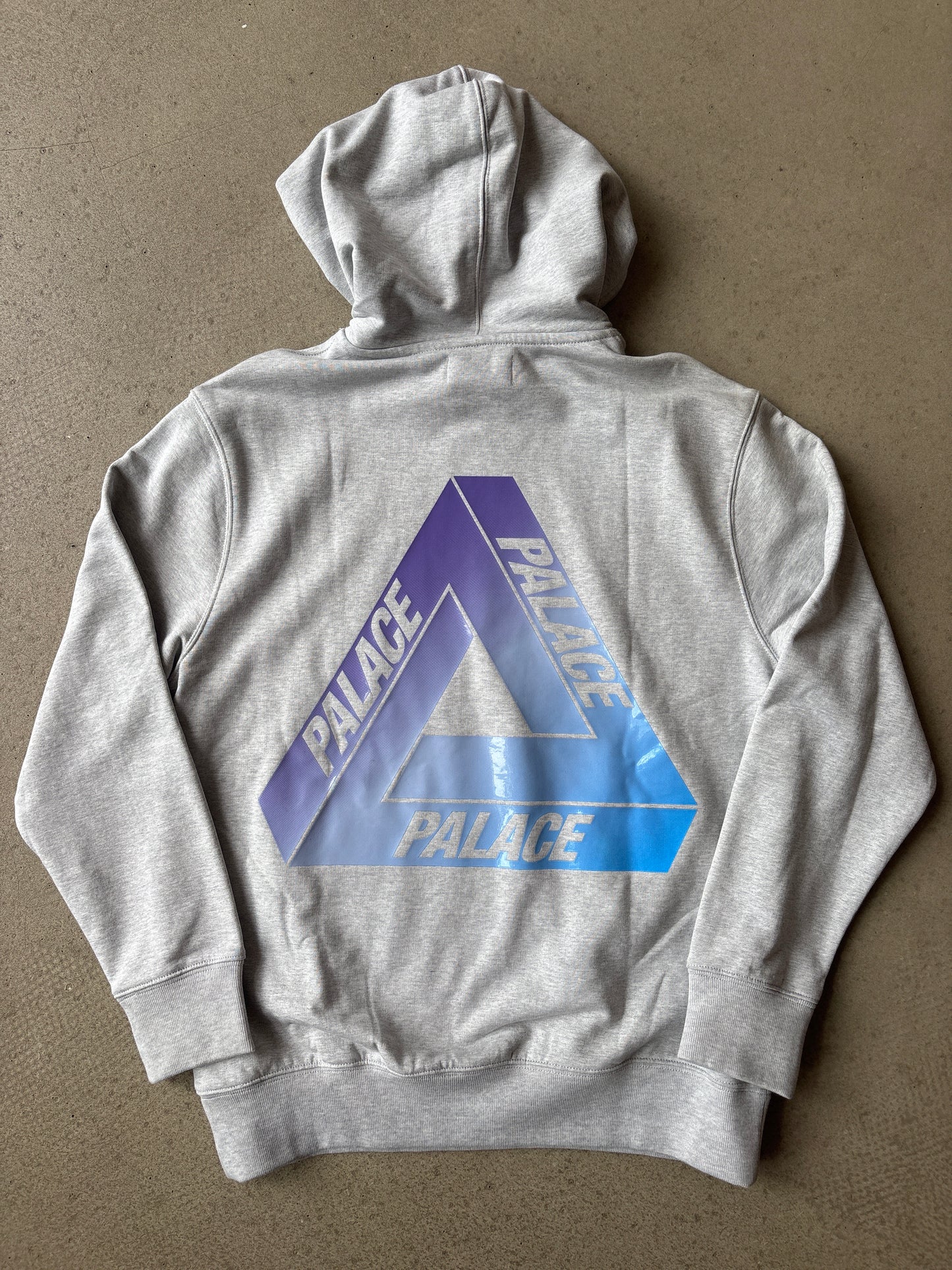 Palace Ombre Tri-Ferg Hood Grey Marl