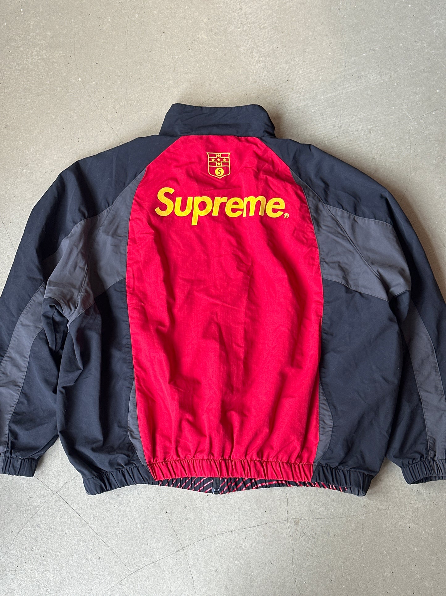 Supreme S Logo Track Jacket Black Medium