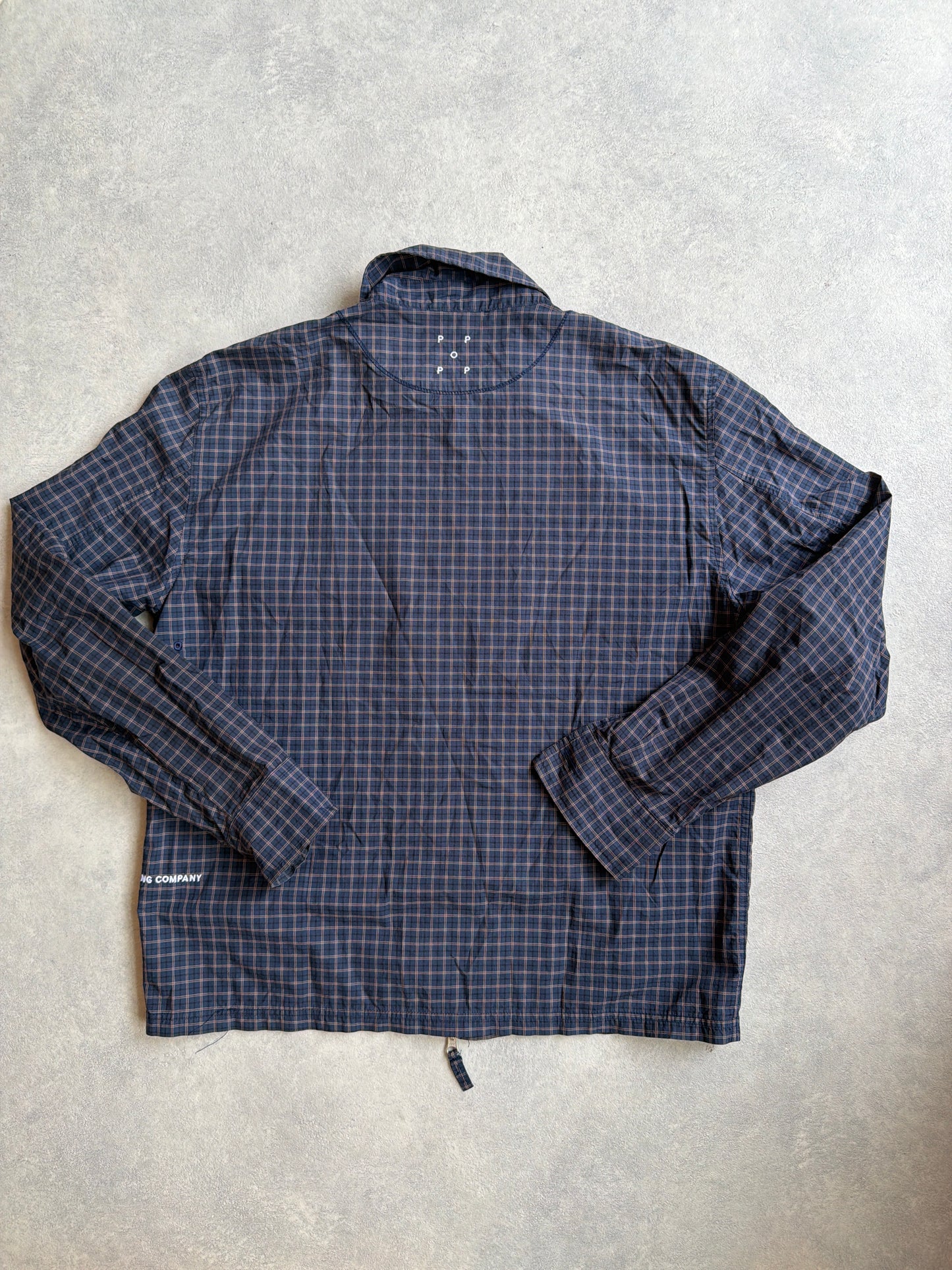 Pop Trading Company Full Zip Check Jacket M