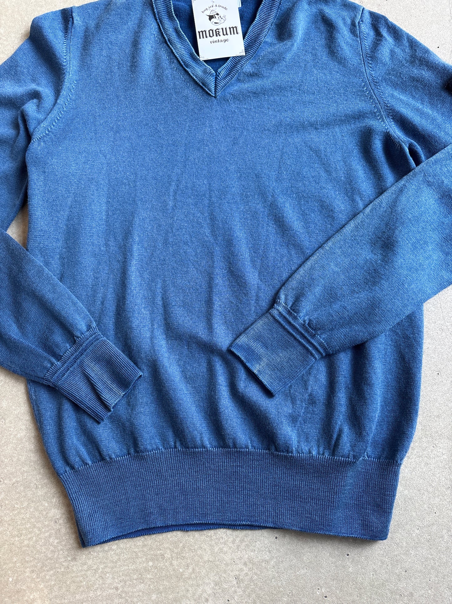 Stone Island  V-Neck Sweater Blue S