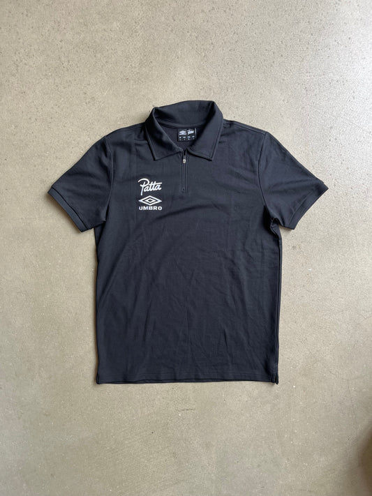 Patta x Umbro Short Sleeve Polo Black L