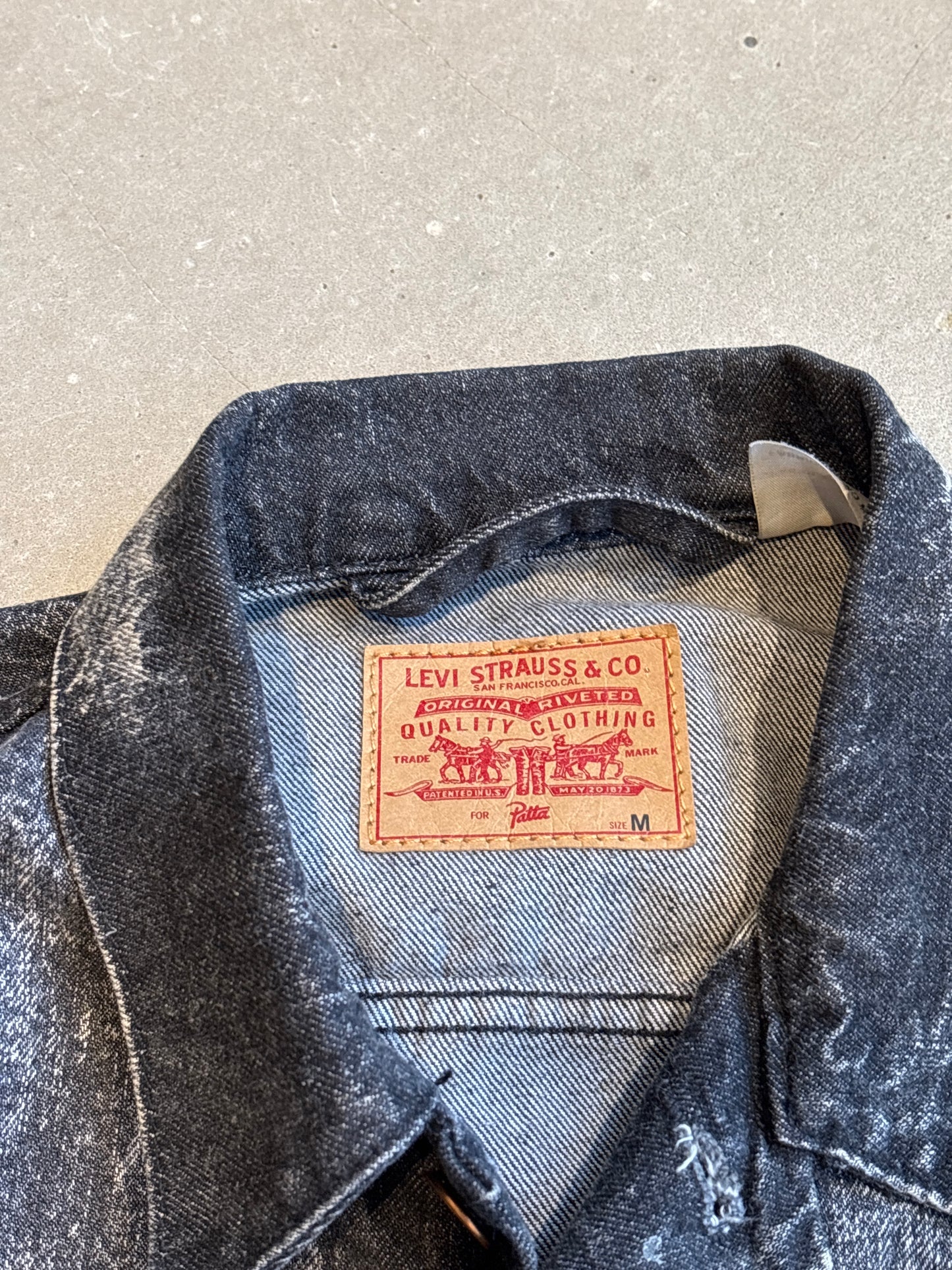 Patta X Levi's Jacket Denim Black Size M