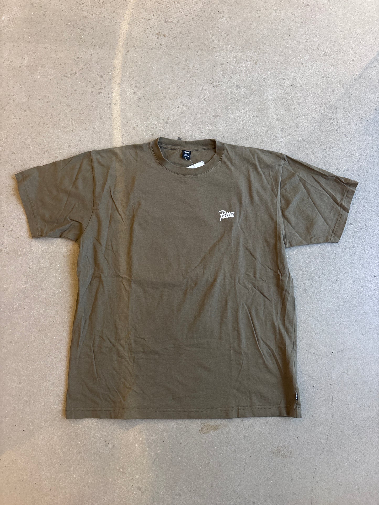 Patta Yo What’s uUp Its Me Again Tee Khaki L