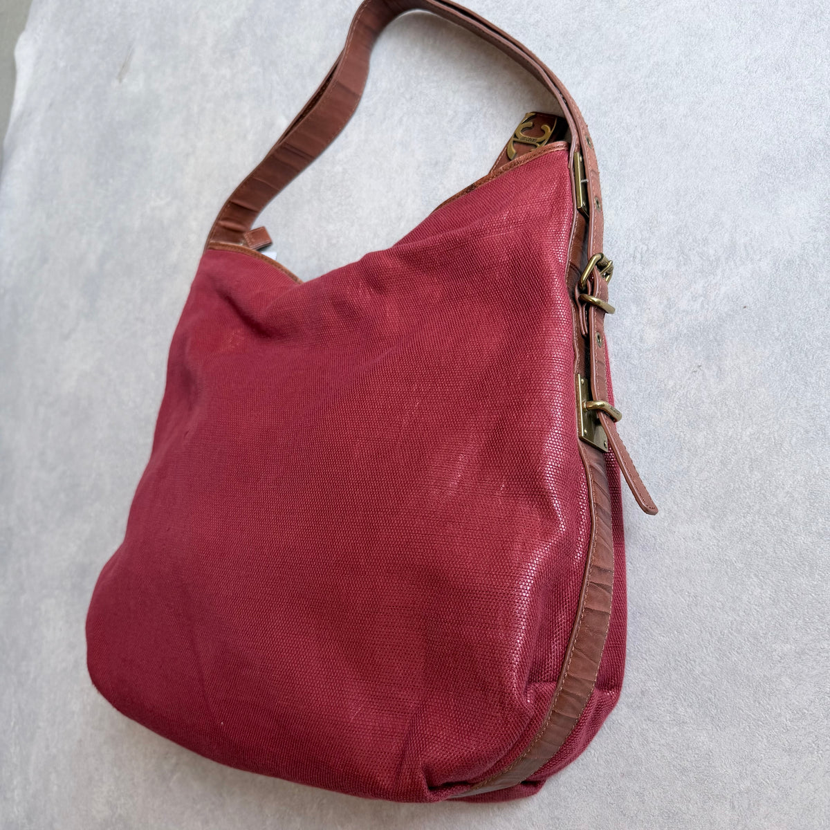 Cavalli Red Tote Bag